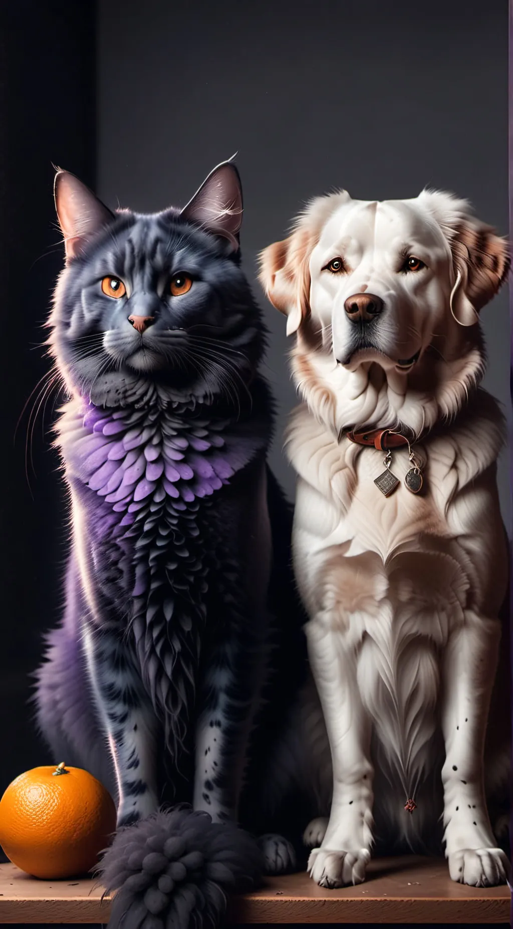 ai character: catnap+dogday  background