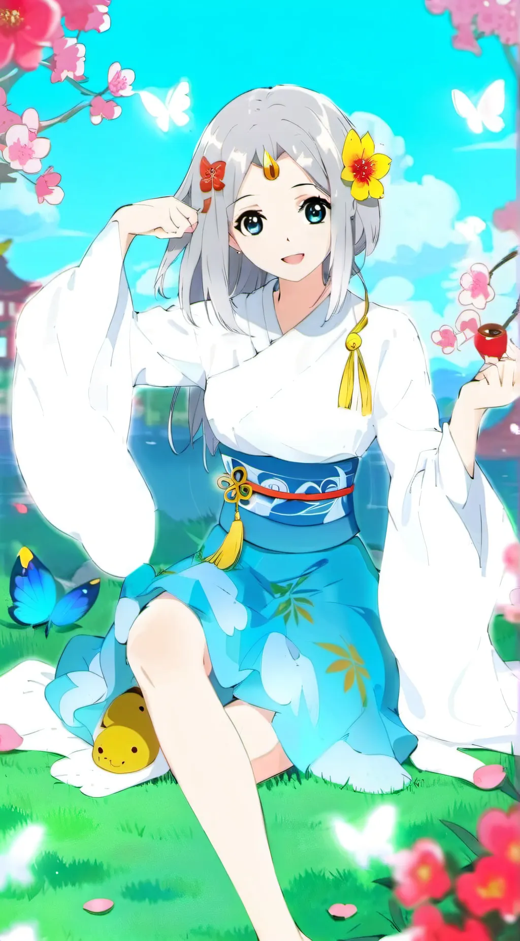 ai character: Kagura background