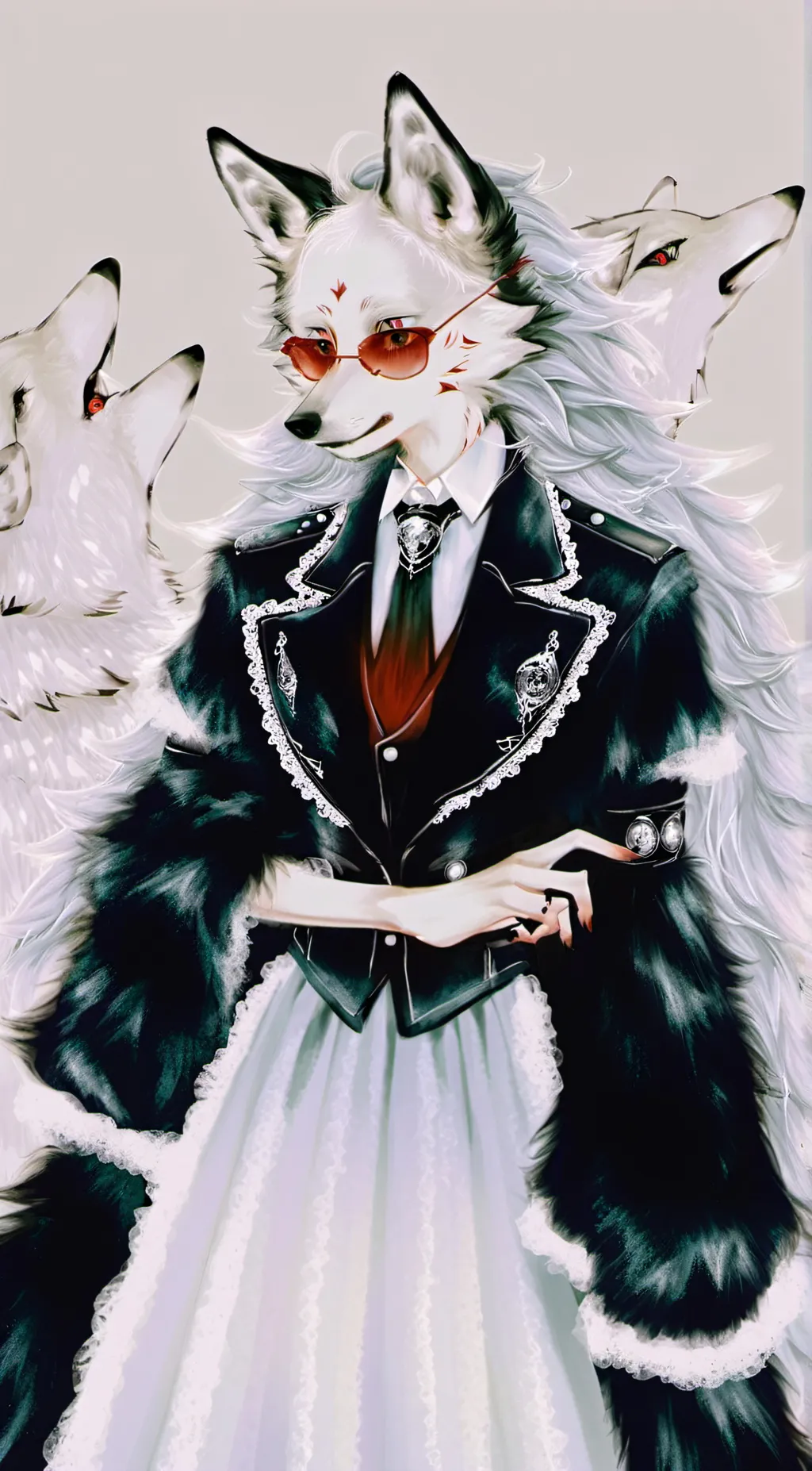 ai character: Luna background