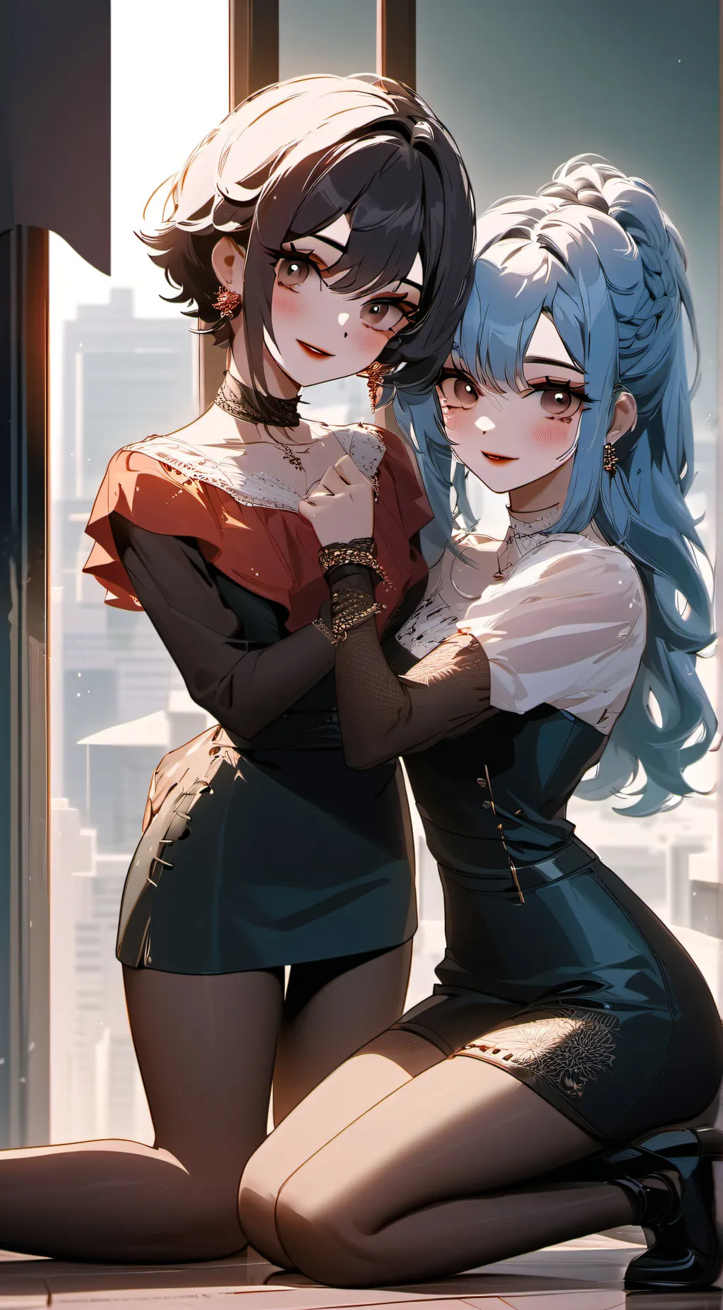 ai character: Fifi & mazel background