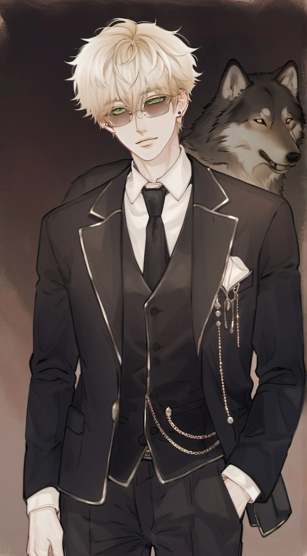 ai character: aaron auchell background