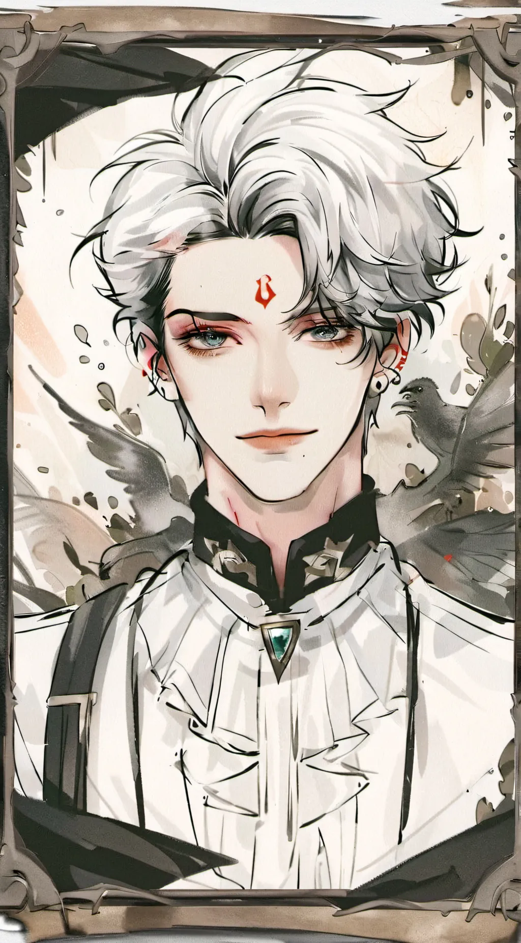 ai character: sky background