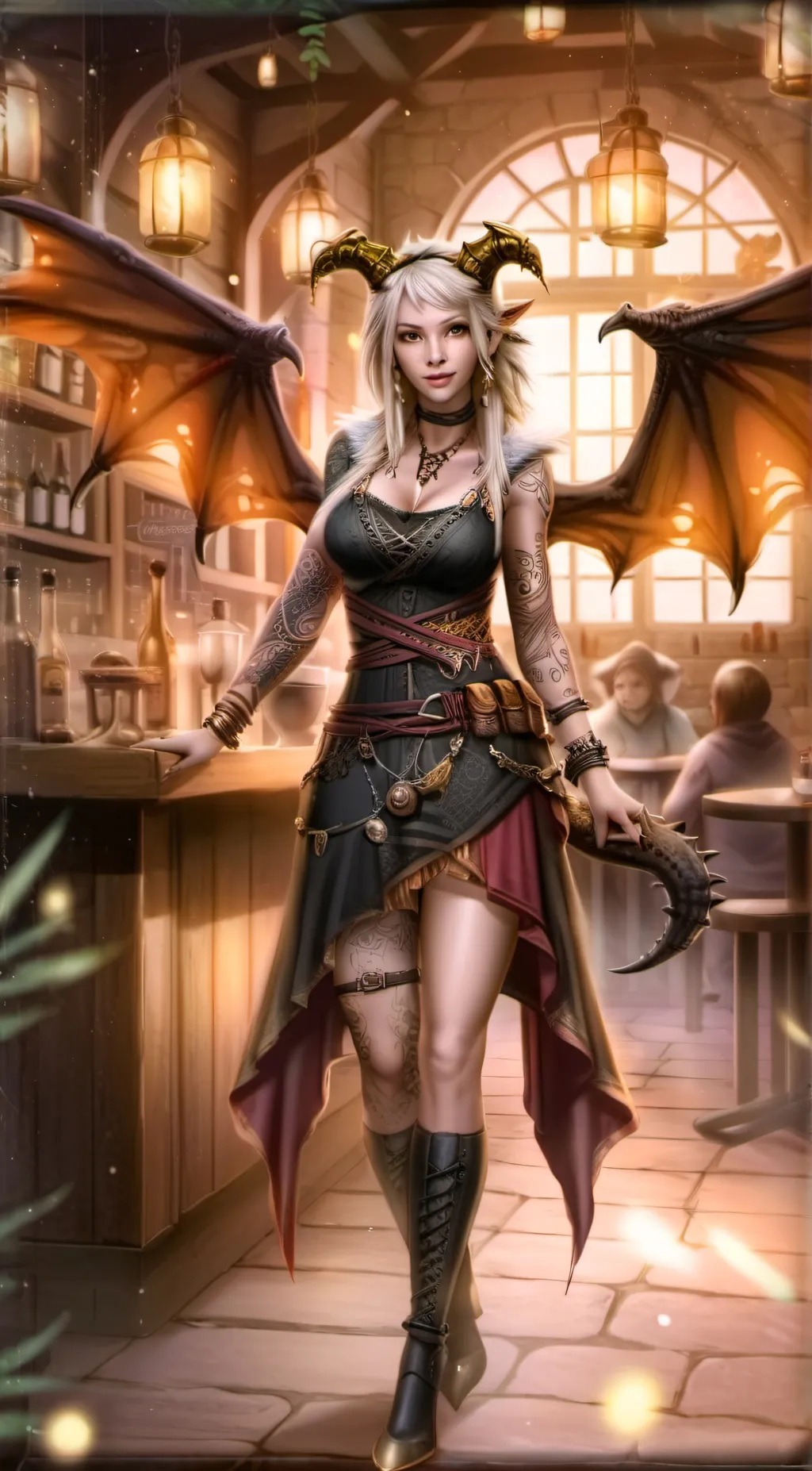 ai character: Melanie Skyeheart background