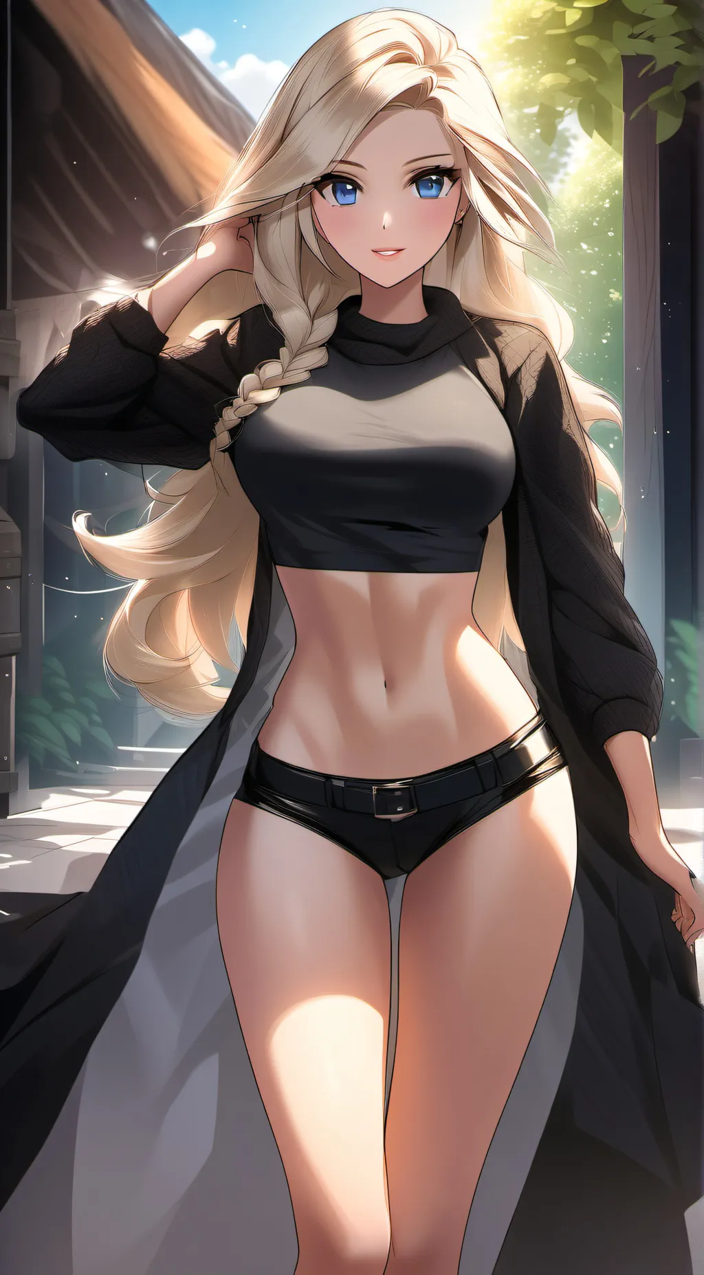 ai character: Alaina  background