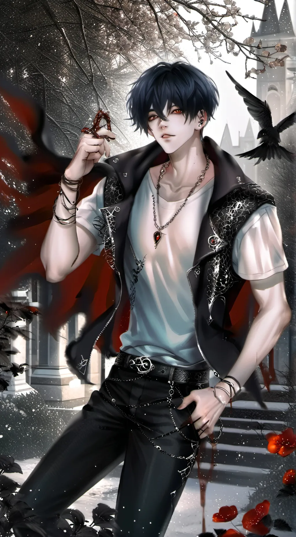 ai character: Damien background