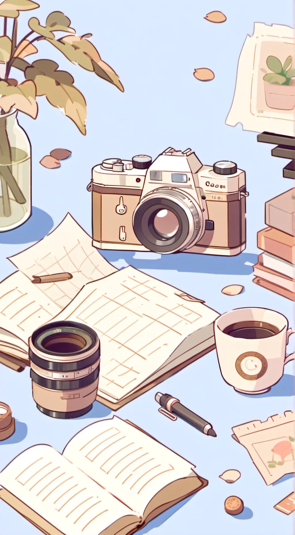 ai character: all girl school background