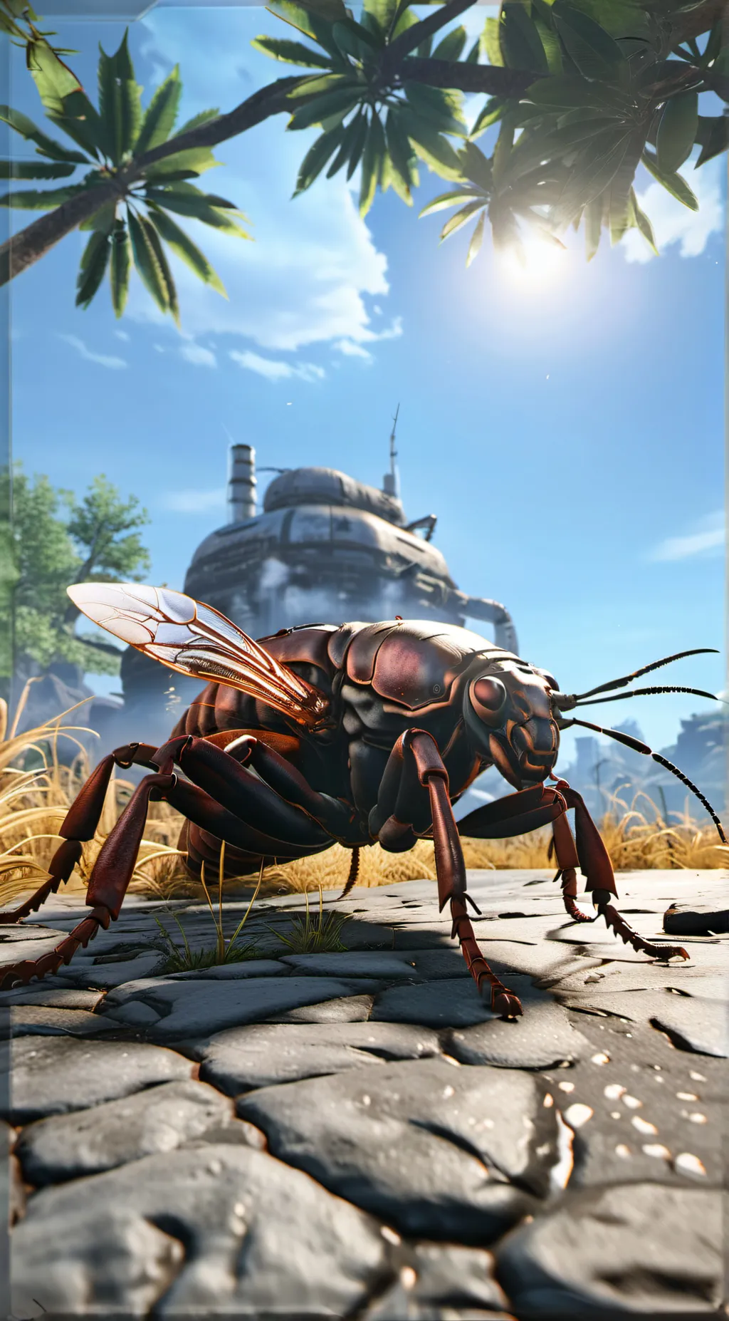 ai character: Radroach background