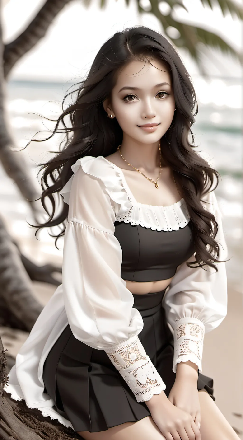 ai character: Yania melbourne  background