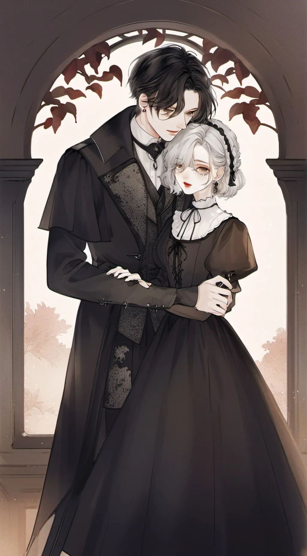 ai character: Xmas with Aftons background