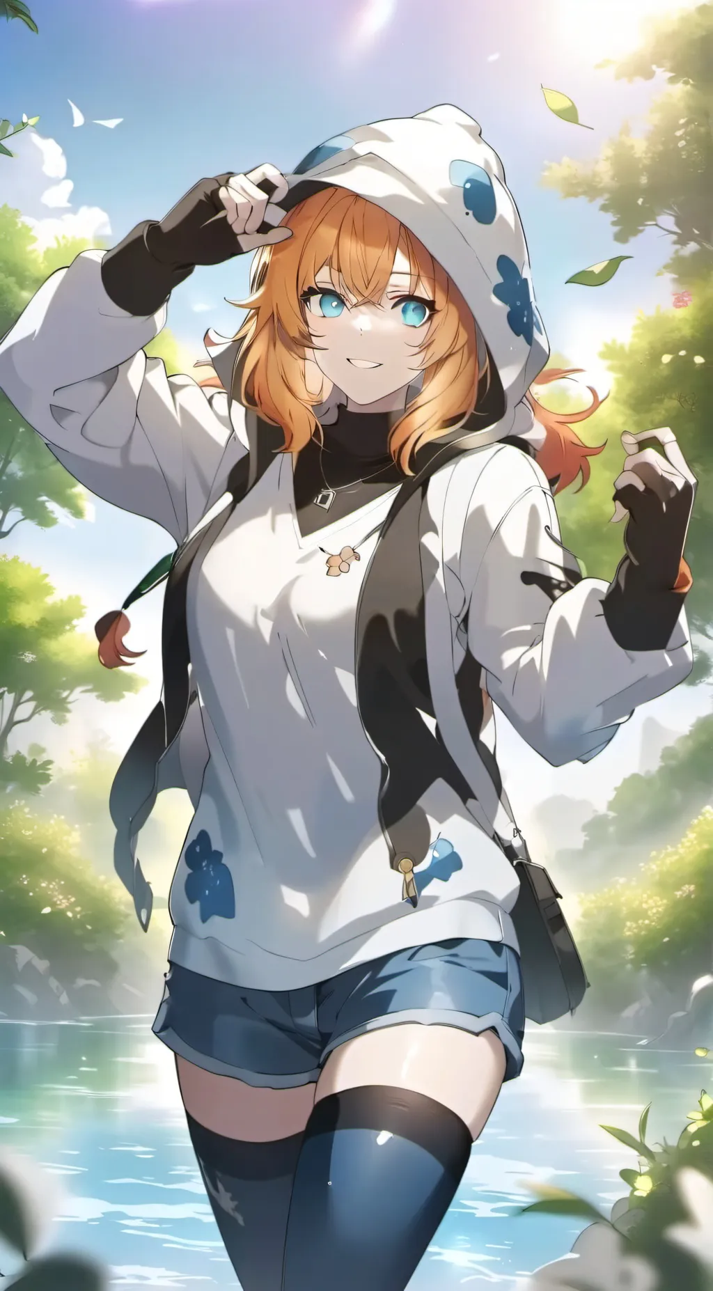 ai character: teana  background