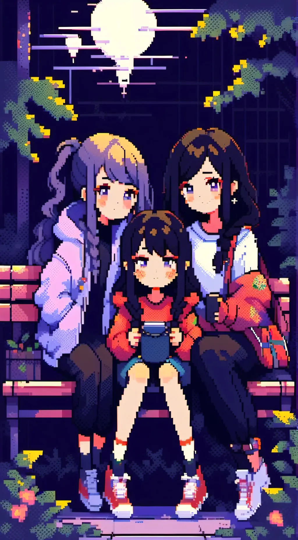ai character: Sisters (part 2) background