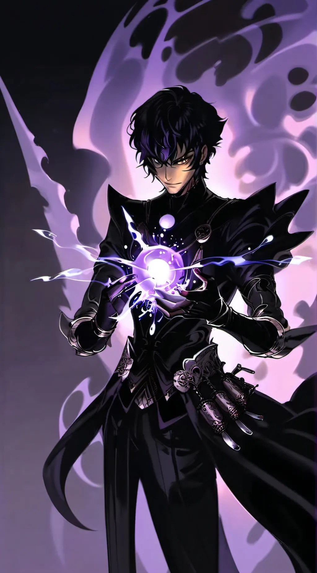 ai character: sung Jin woo  background