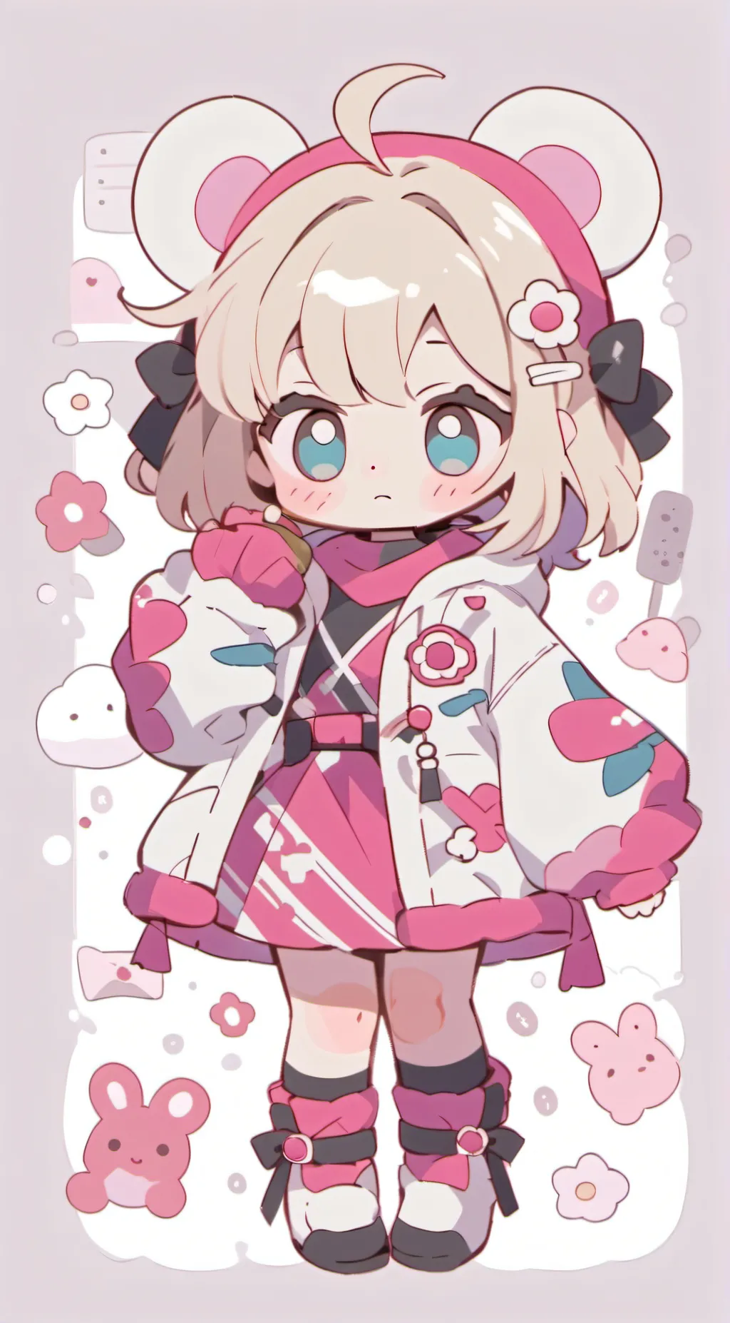 ai character: •leigha• background