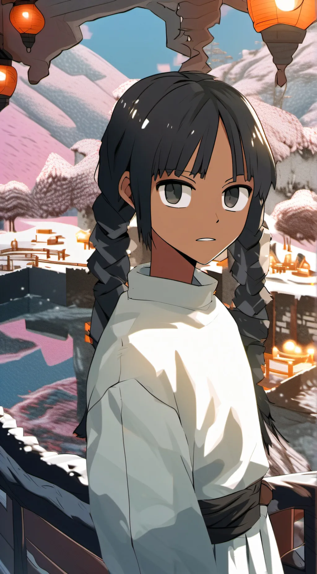 ai character: angel  background