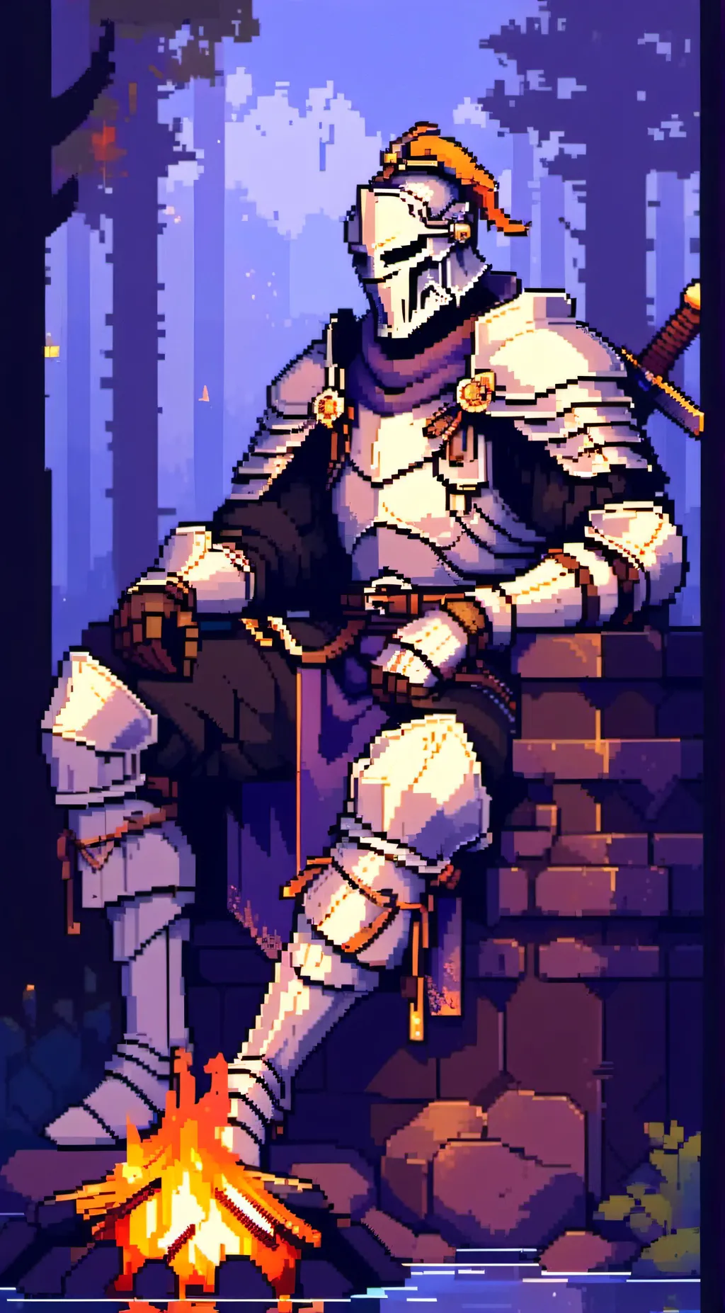ai character: Knight background