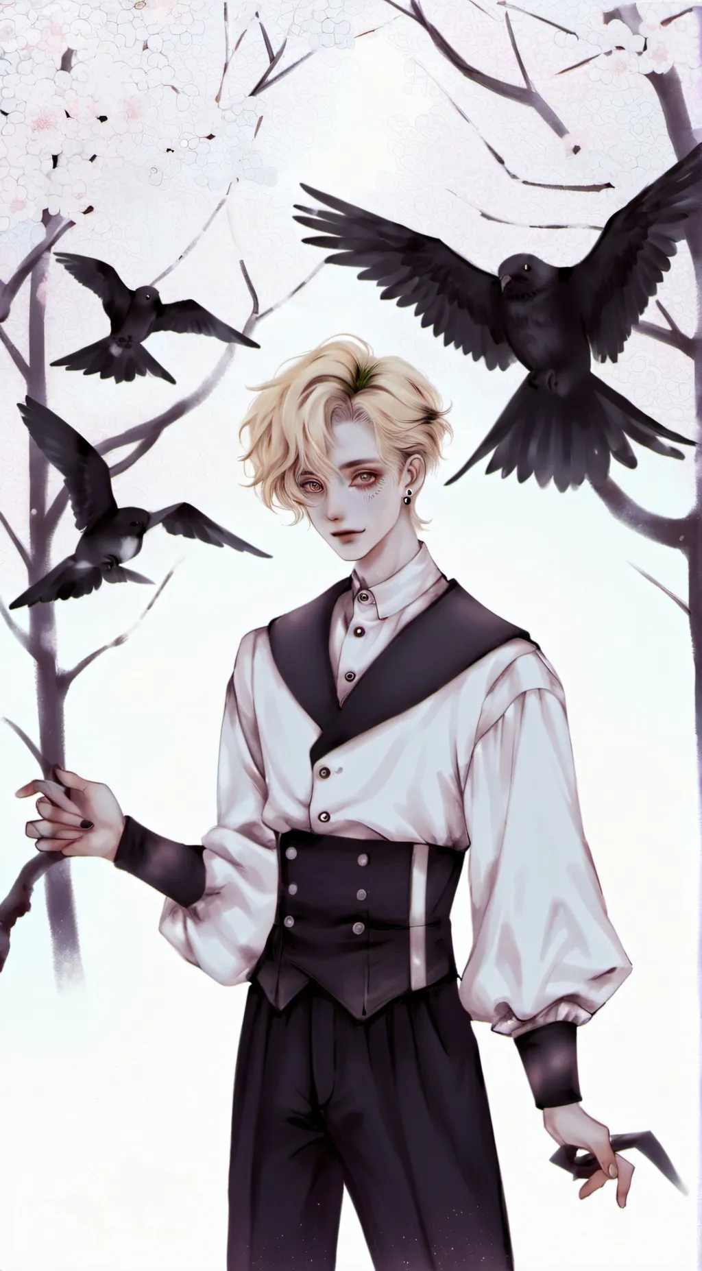 ai character: Issac  background