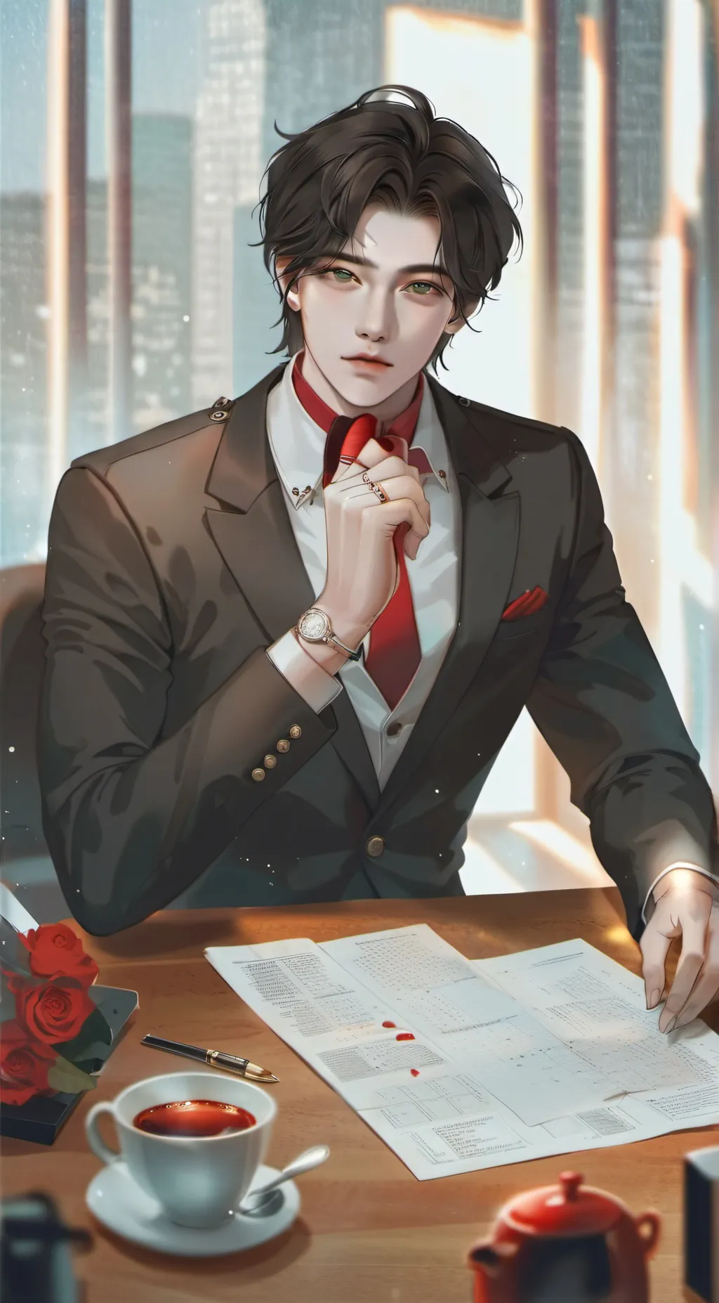 ai character: KARL background