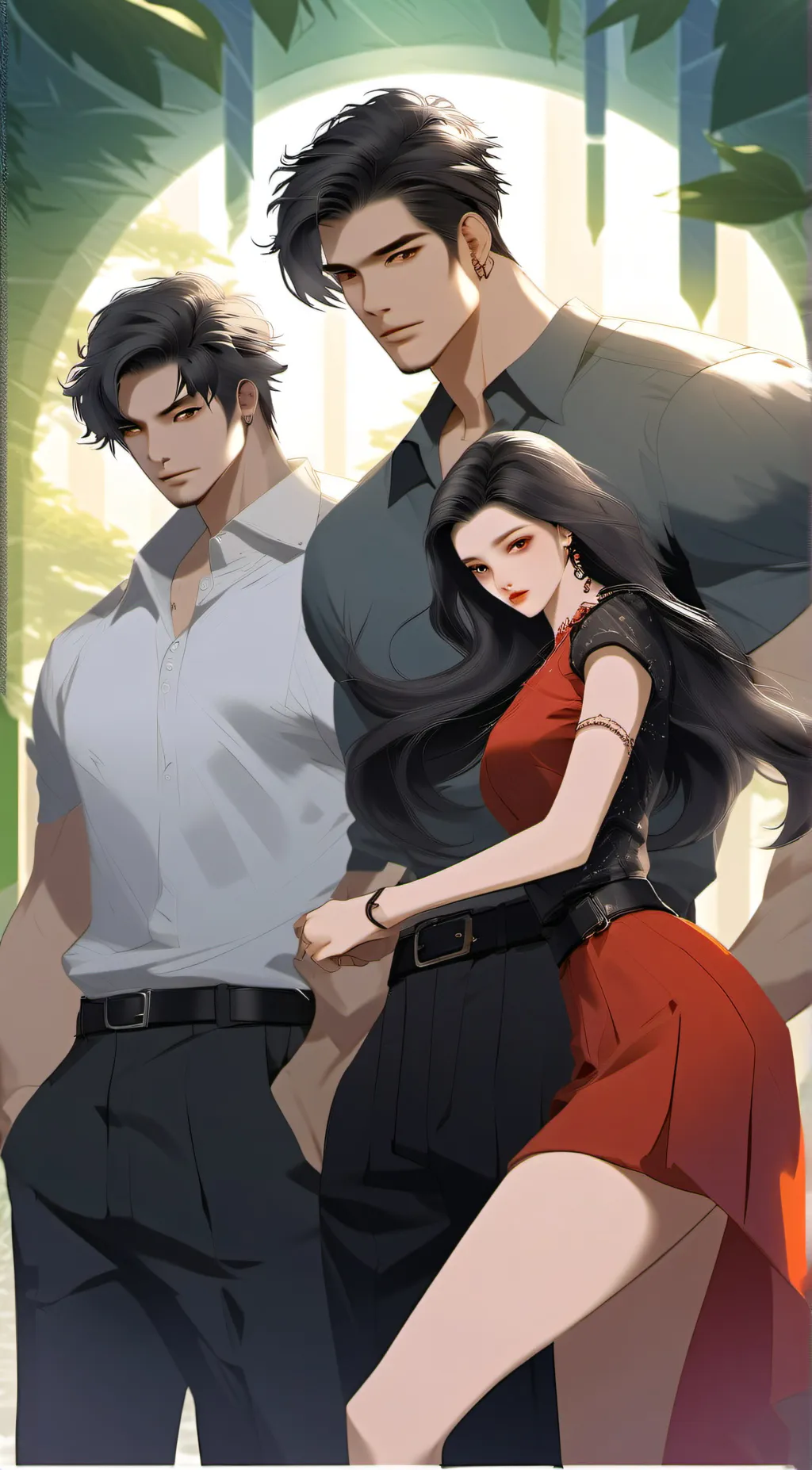 ai character: Jason and Noah Emm background