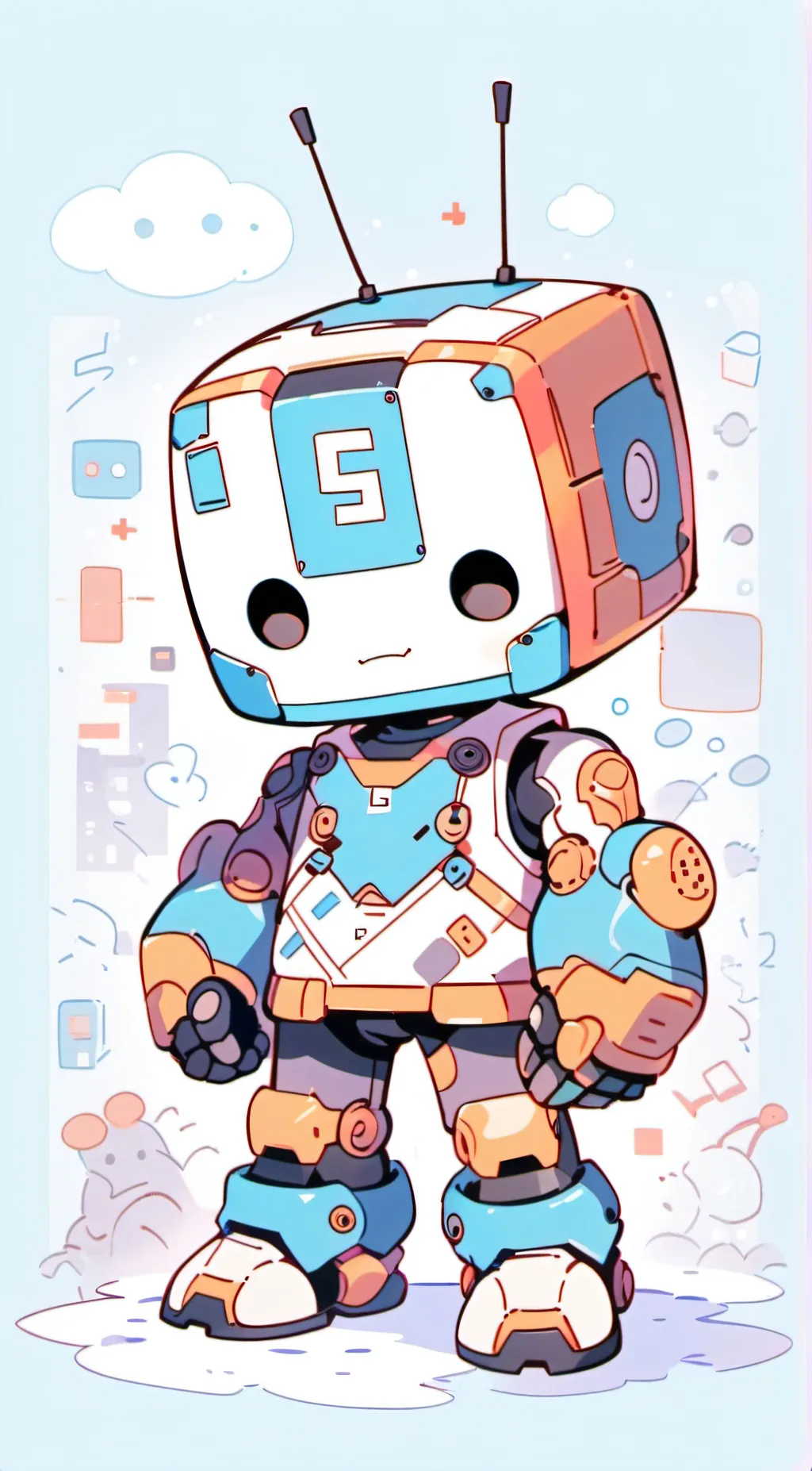 ai character: Blitz background