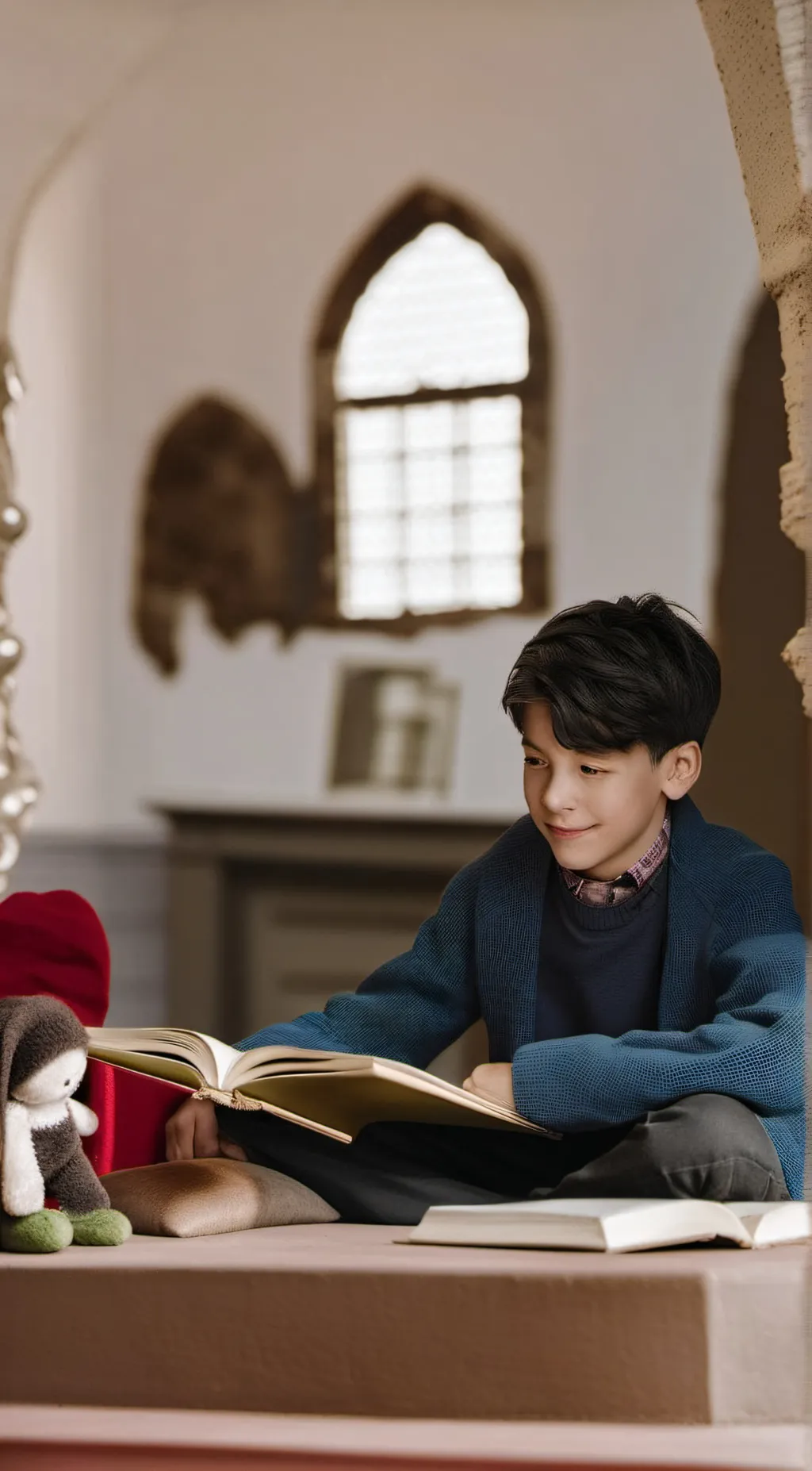 ai character: Home alone background