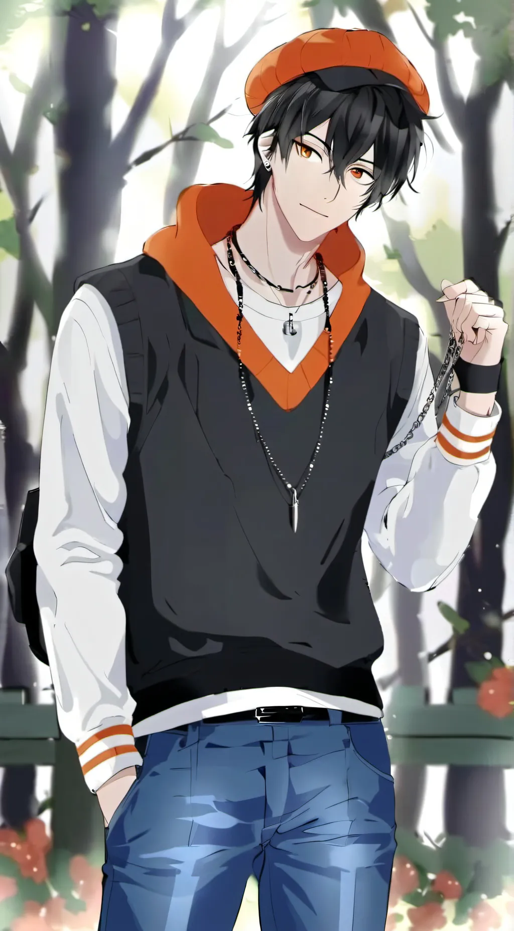 ai character: 🌒🌓Alexander 🌗🌘 background