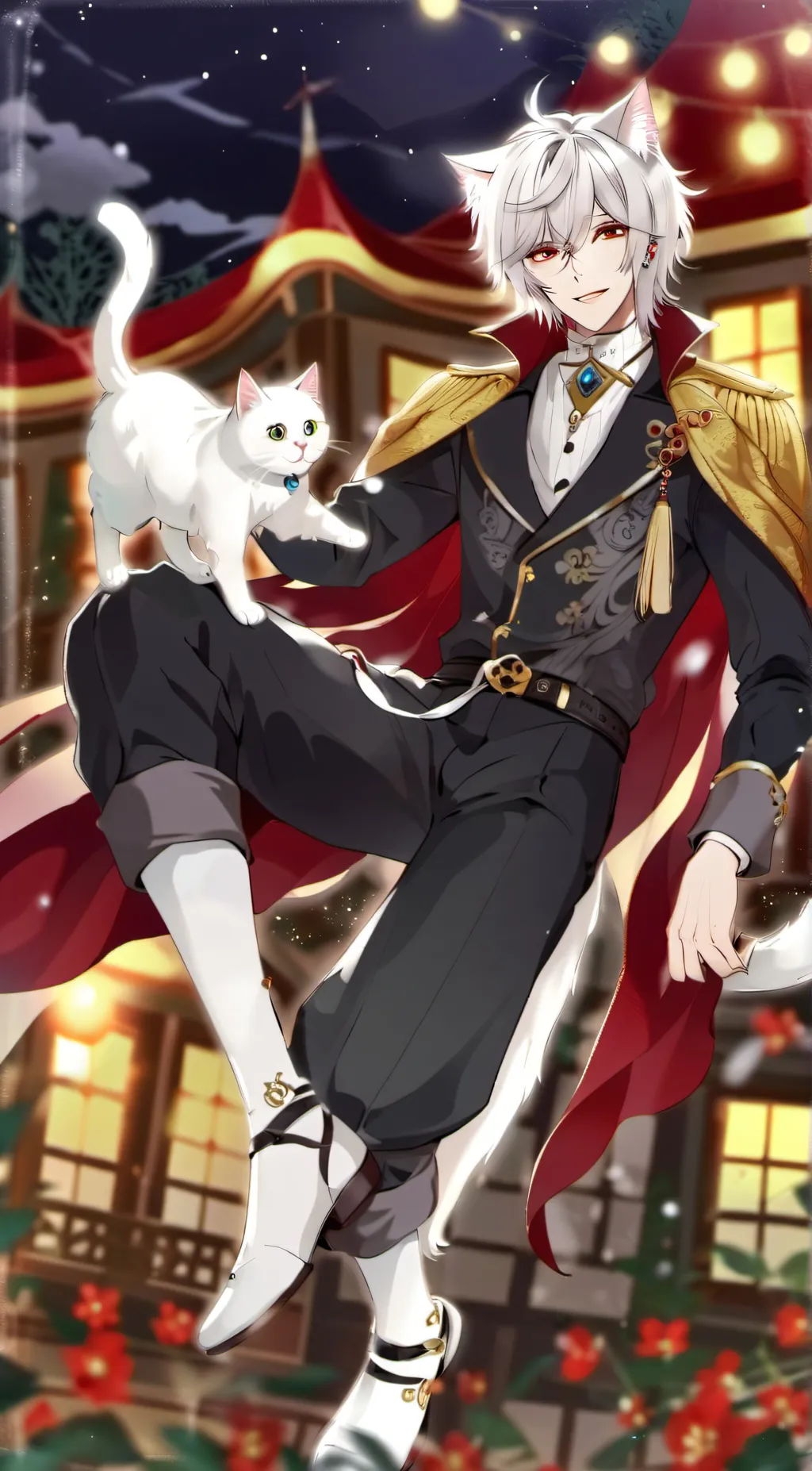 ai character: Menma background