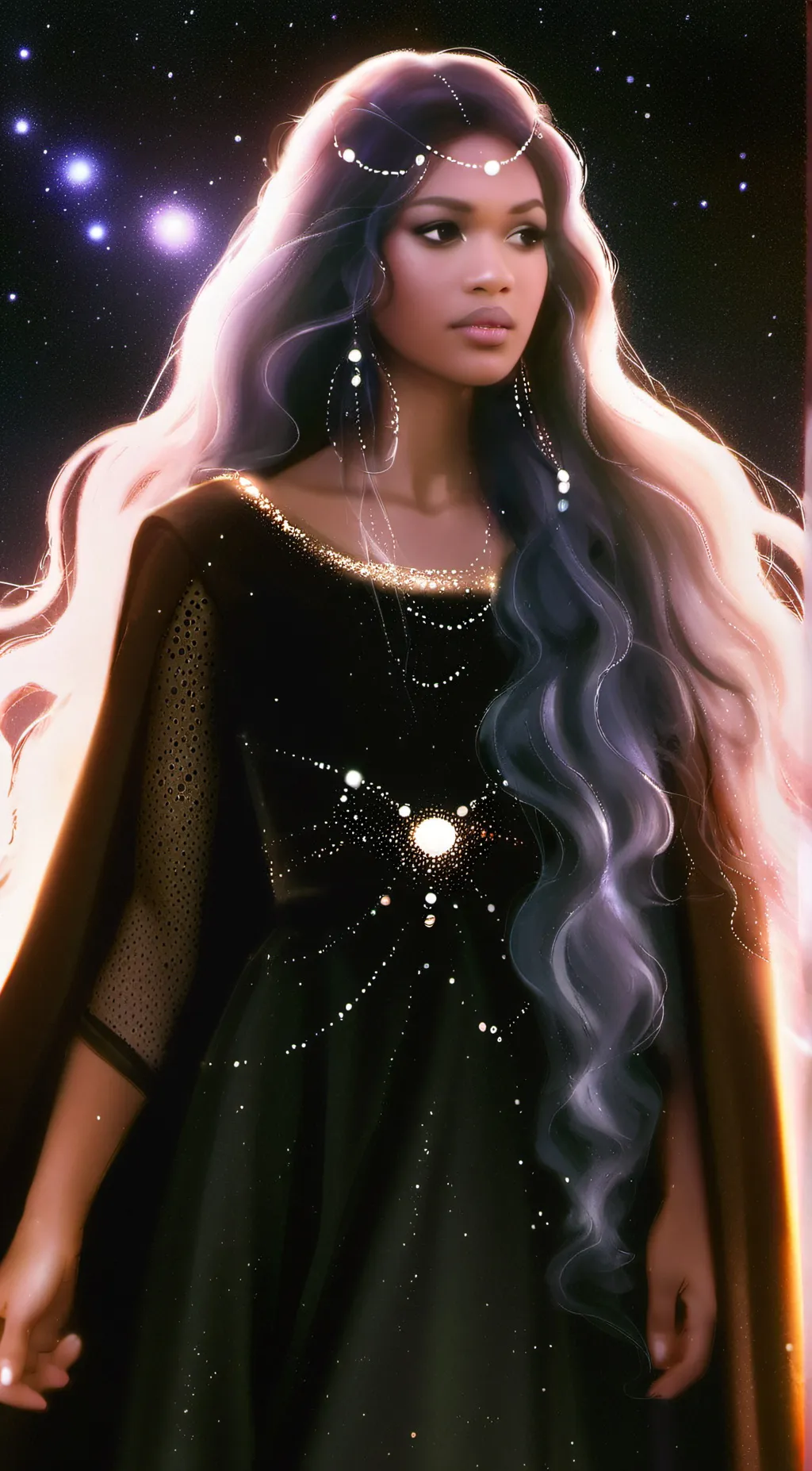 ai character: luna background