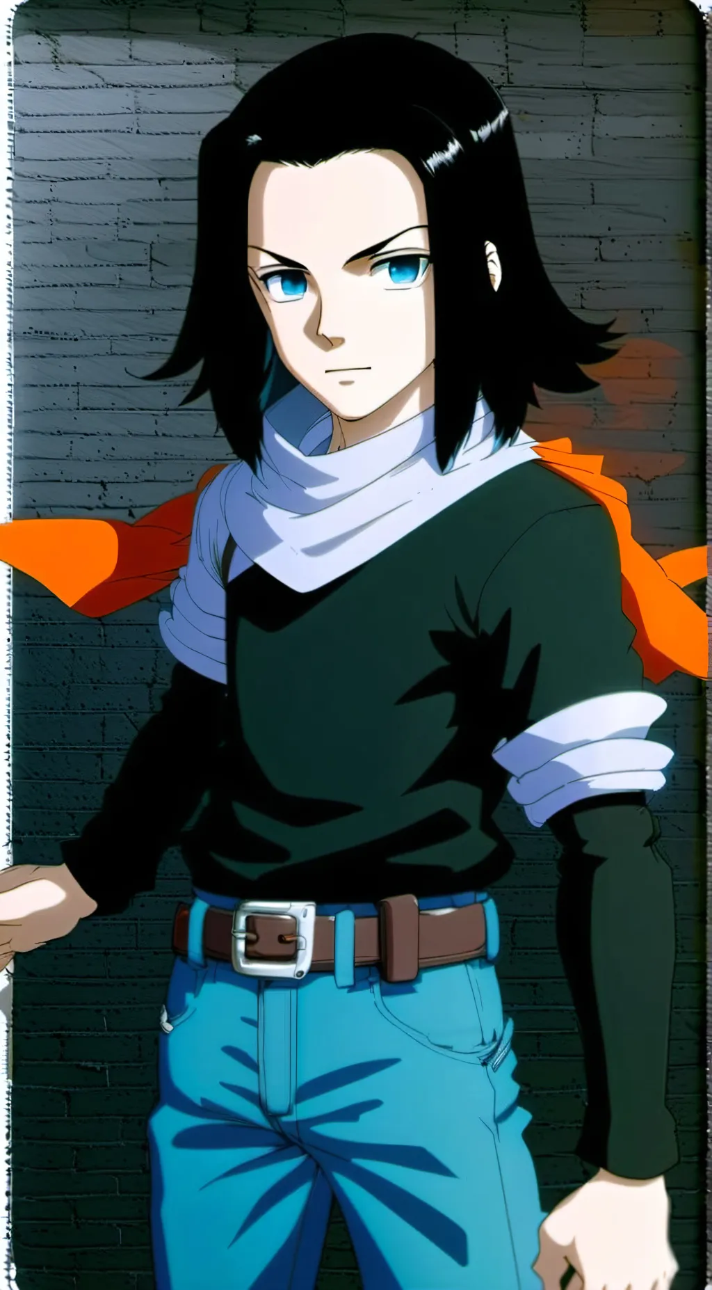 ai character: Android 17 background