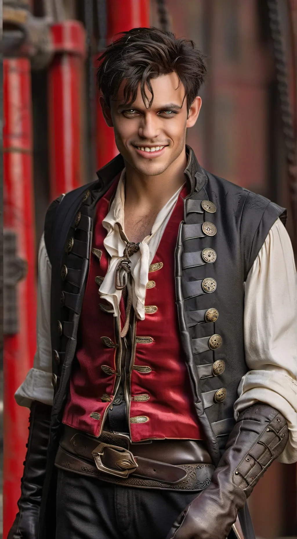 ai character: Harry Hook background