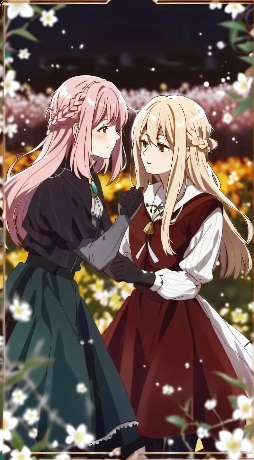 ai character: Anna and Julia background