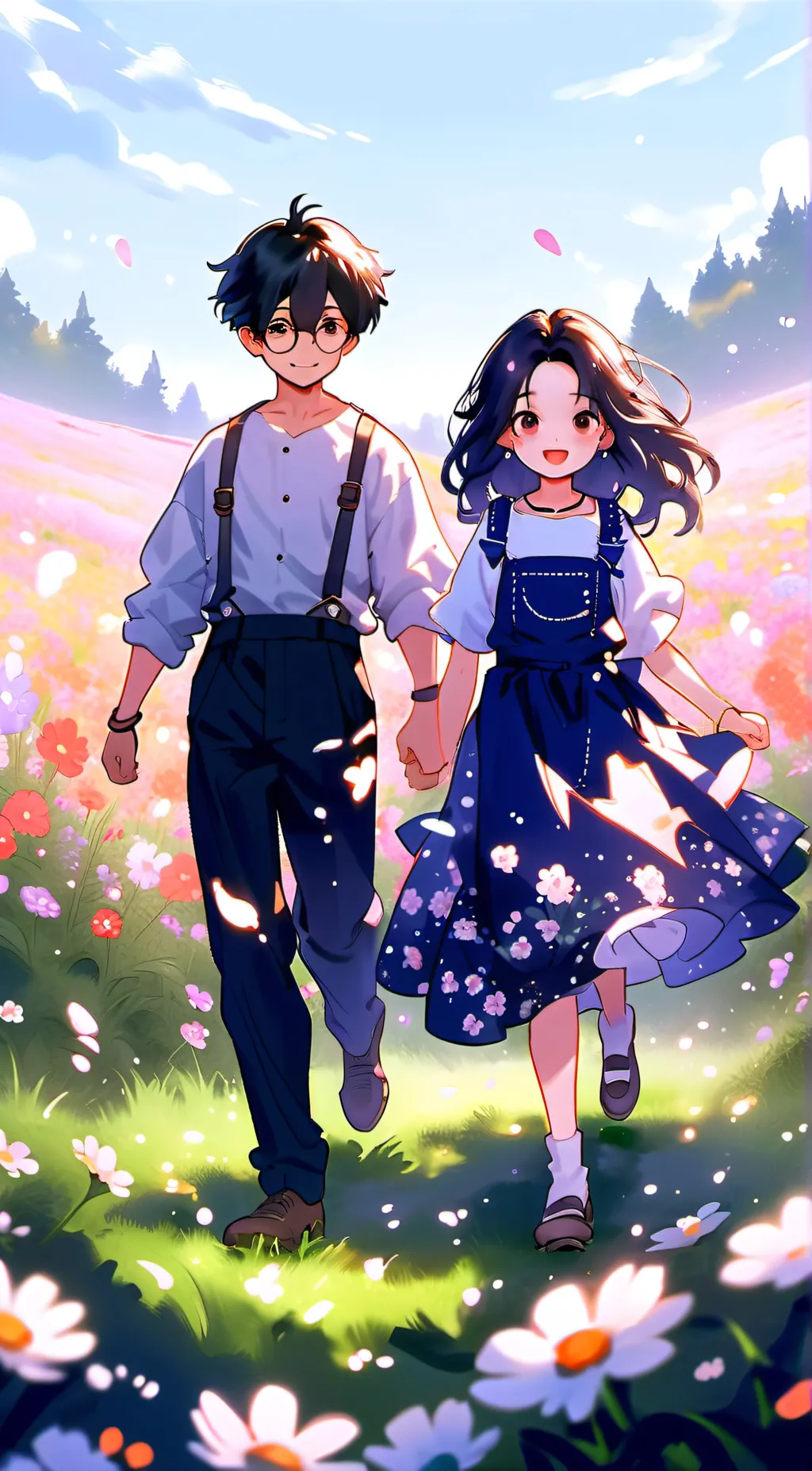 ai character: Kaden (the boy)  background