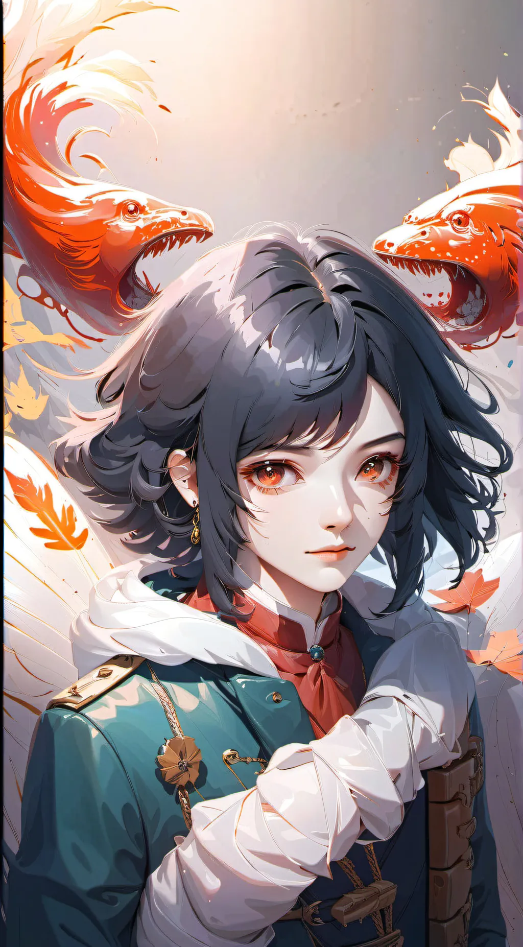 ai character: Alastor in rut background