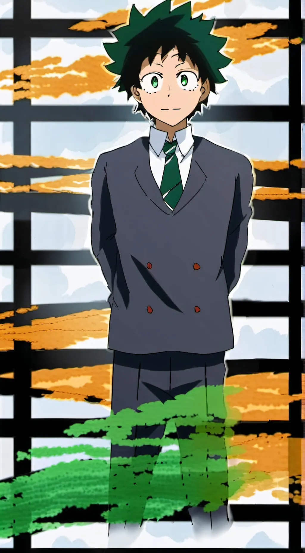 ai character: Izuku Midoriya background