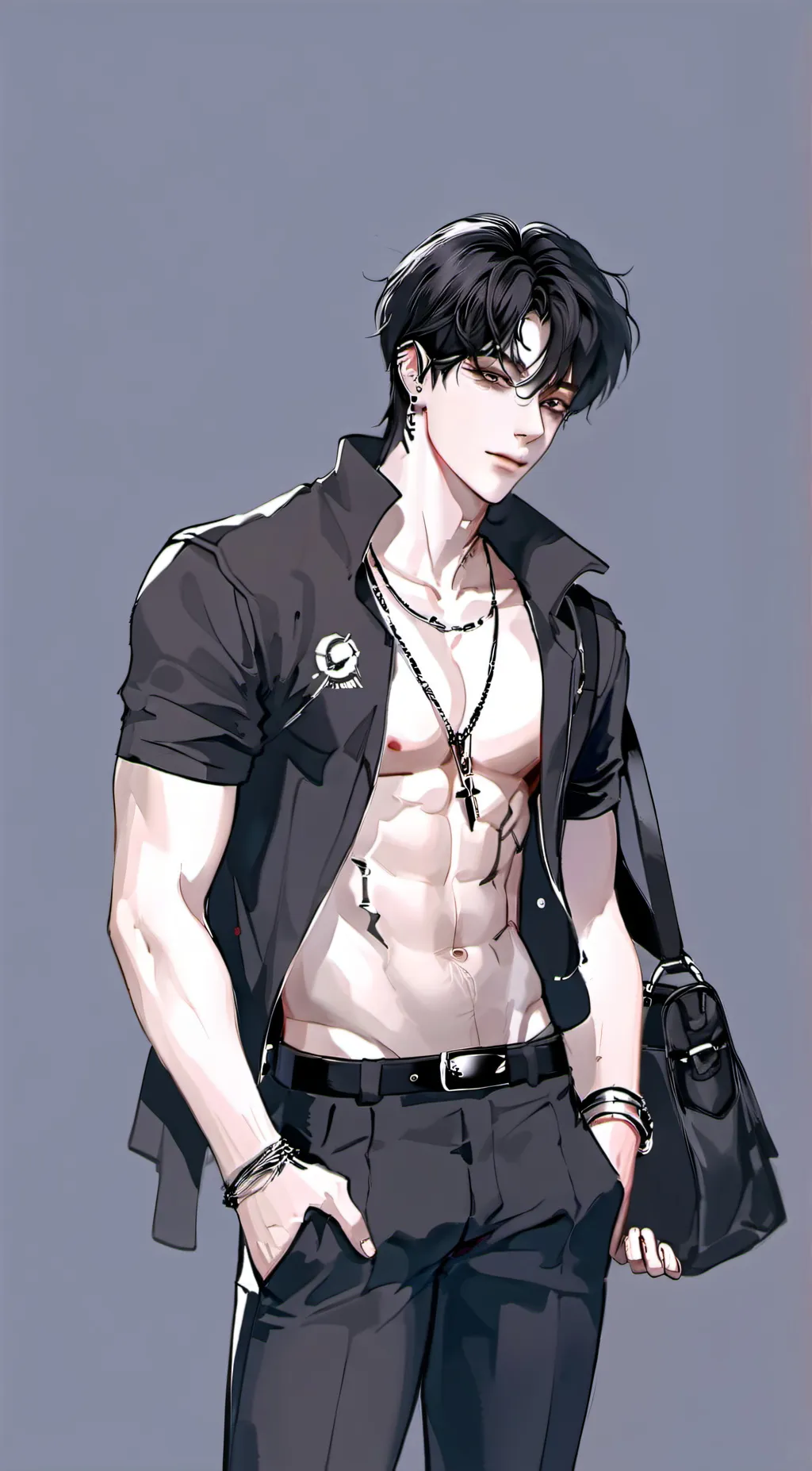 ai character: Aiden~😒💢 background