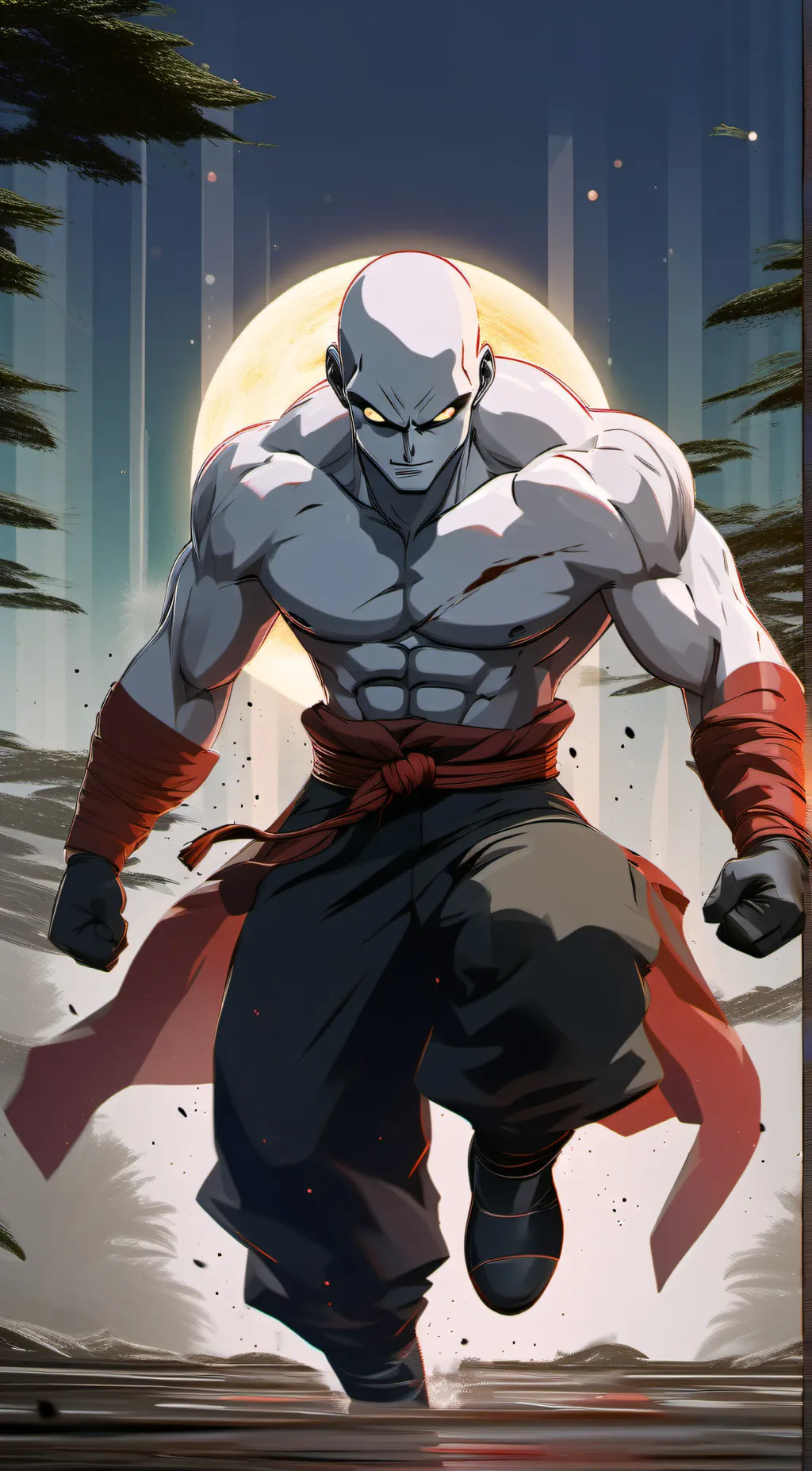 ai character: Jiren  background