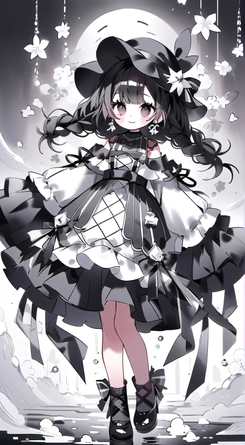 ai character: lunabluefifteen  background