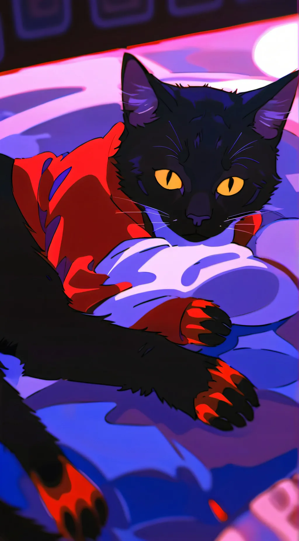 ai character: catnap  background