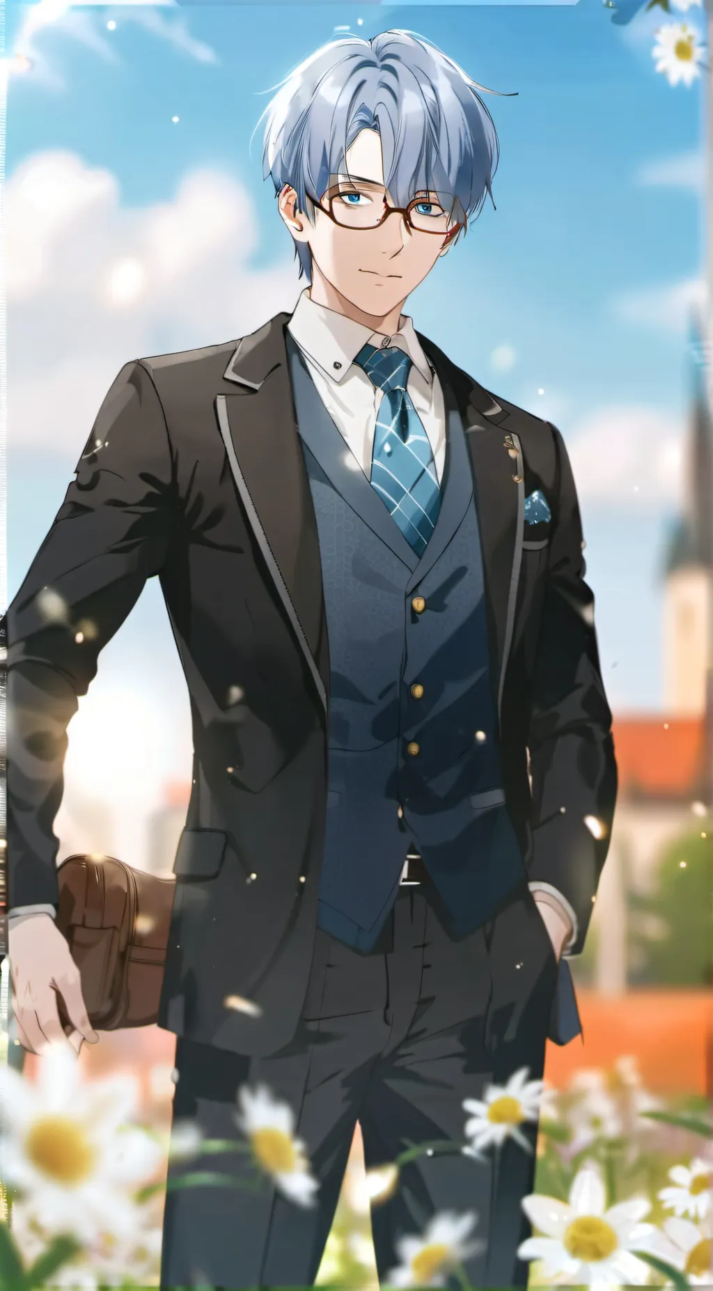 ai character: lawrence blower background