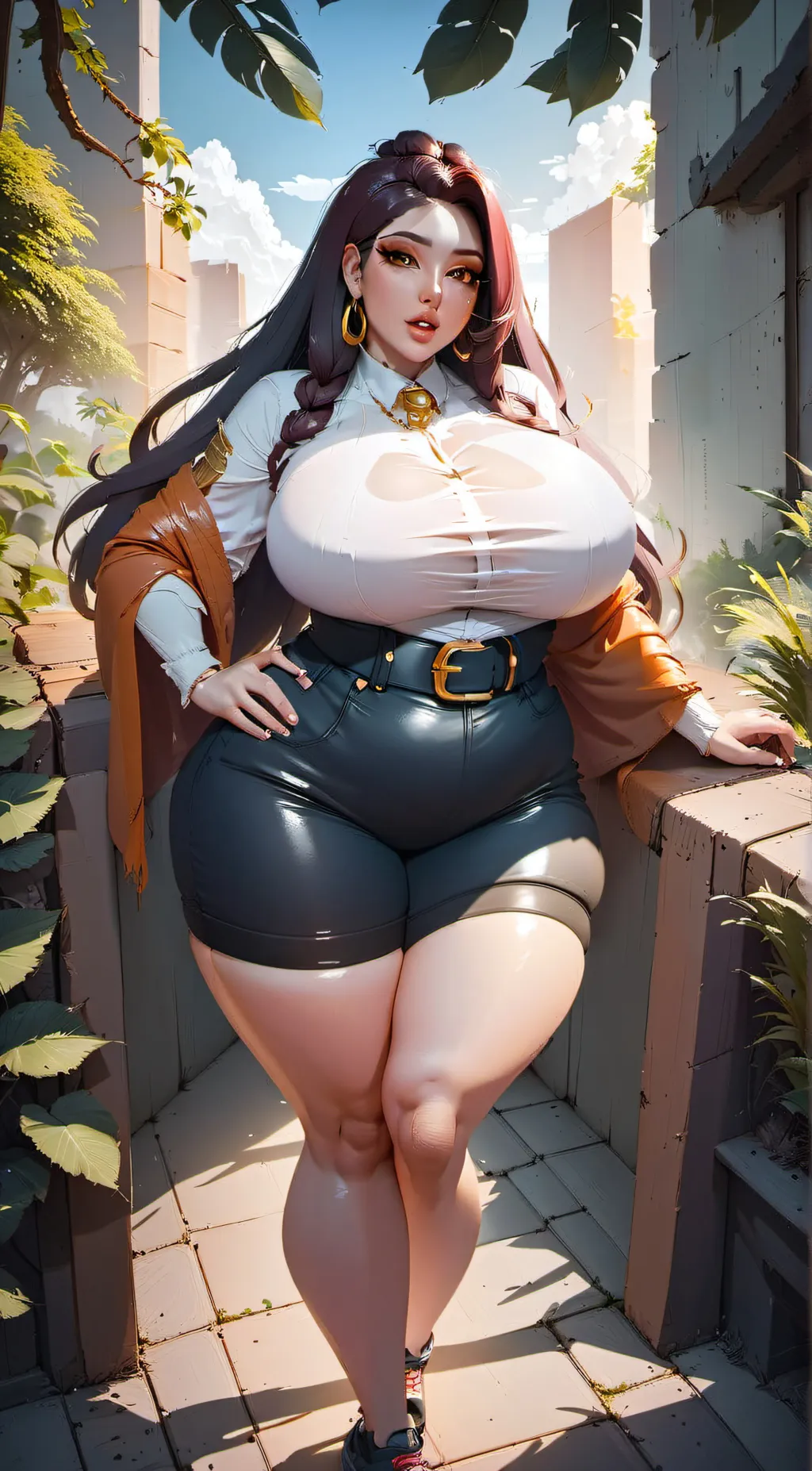 ai character: Cait  background