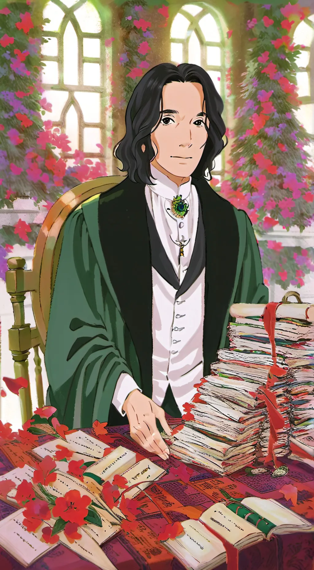 ai character: professor Snape background