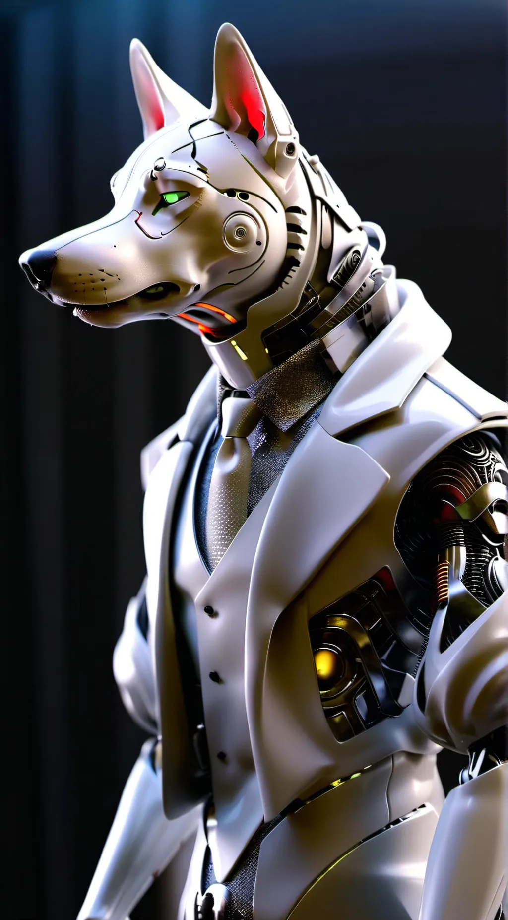 ai character: Robo Dog background