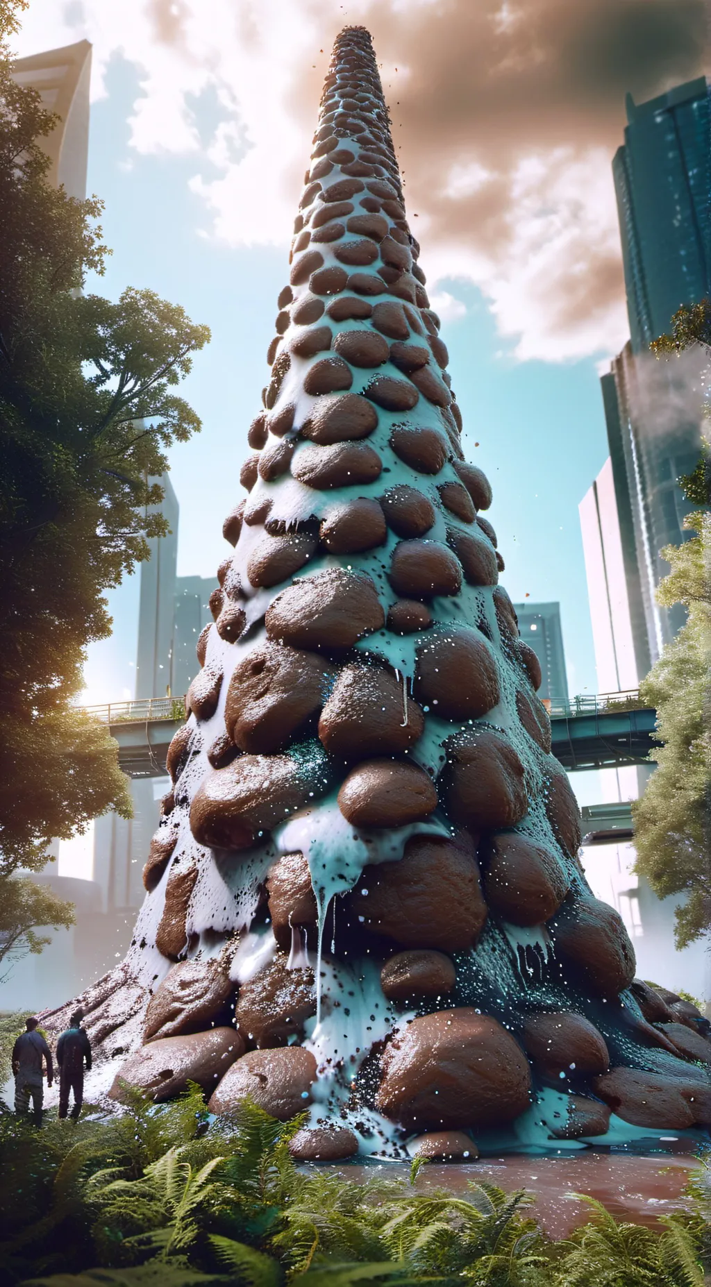 ai character: The Poo Tower! background