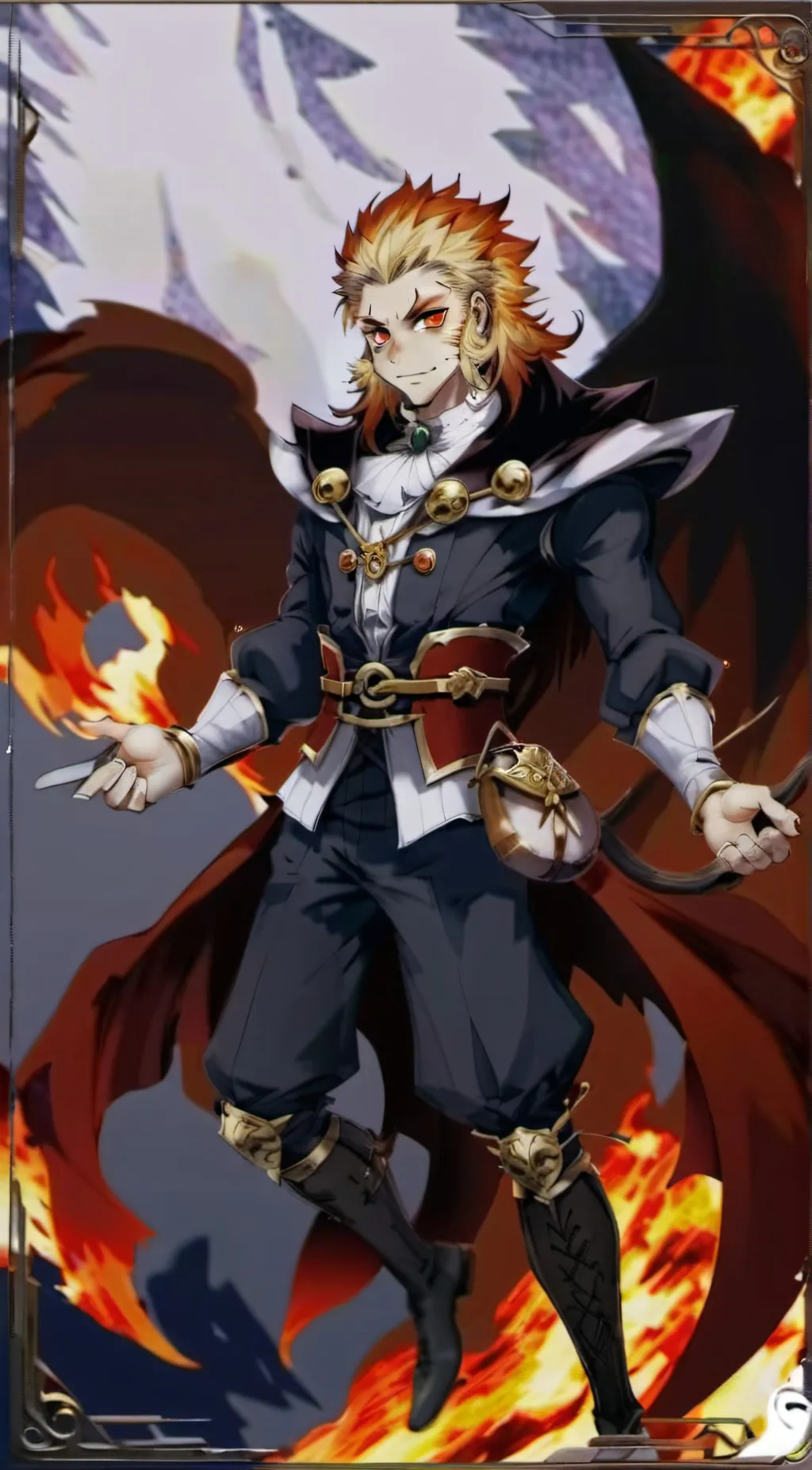 ai character: Rengoku  background