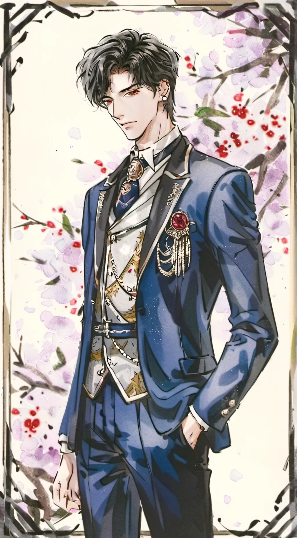 ai character: Prince  Zack Hart  background