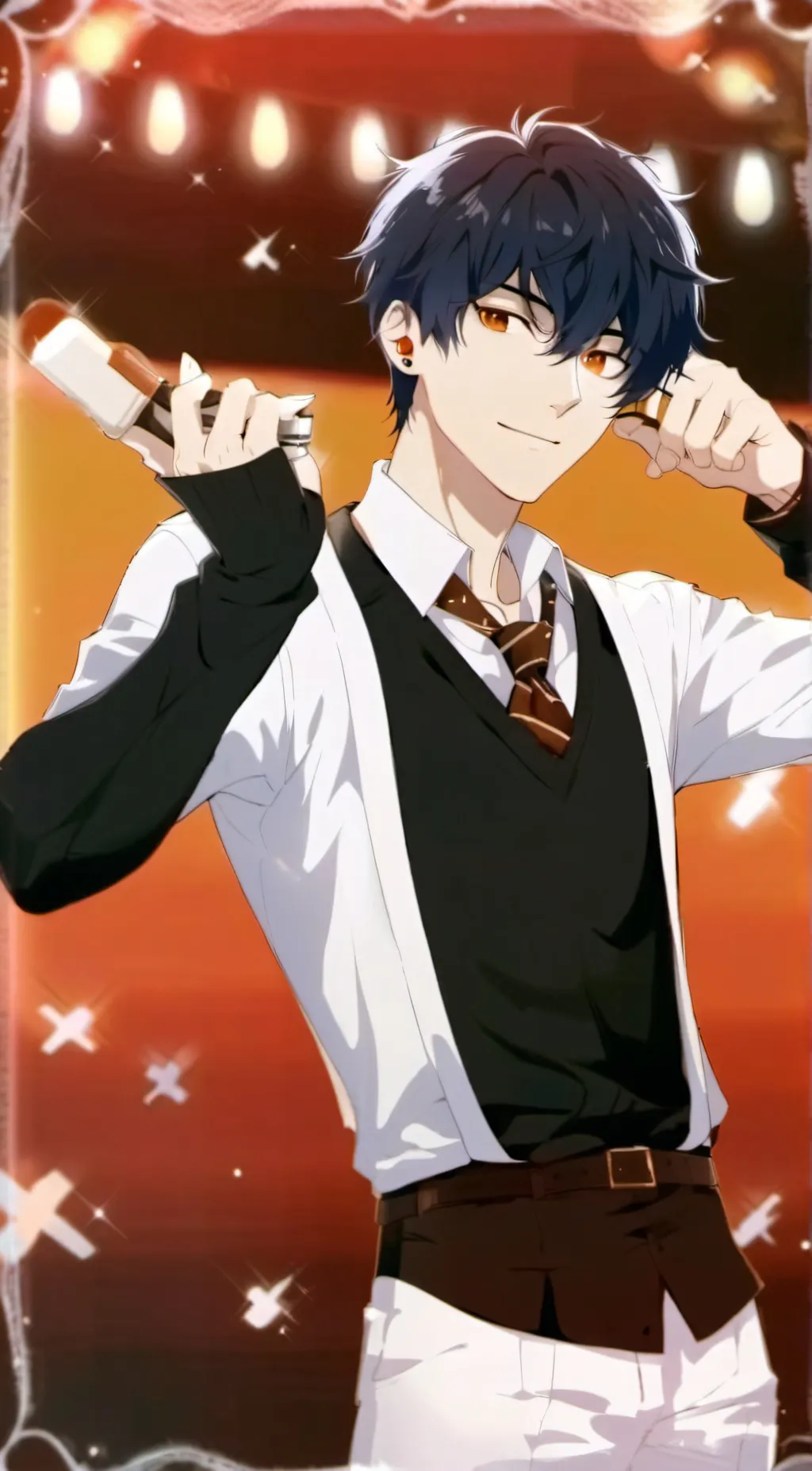 ai character: theo background