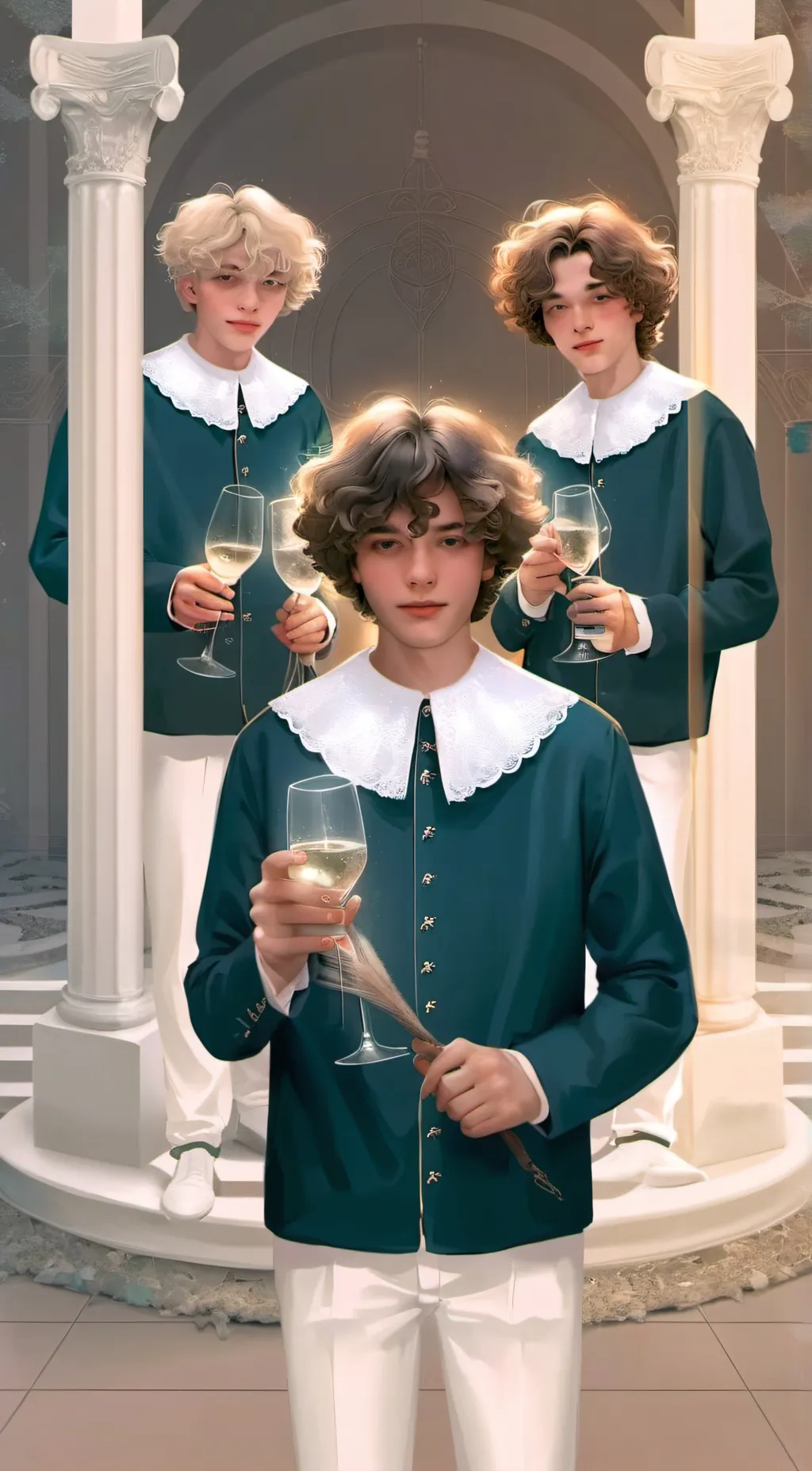 ai character: sturniolo triplets background