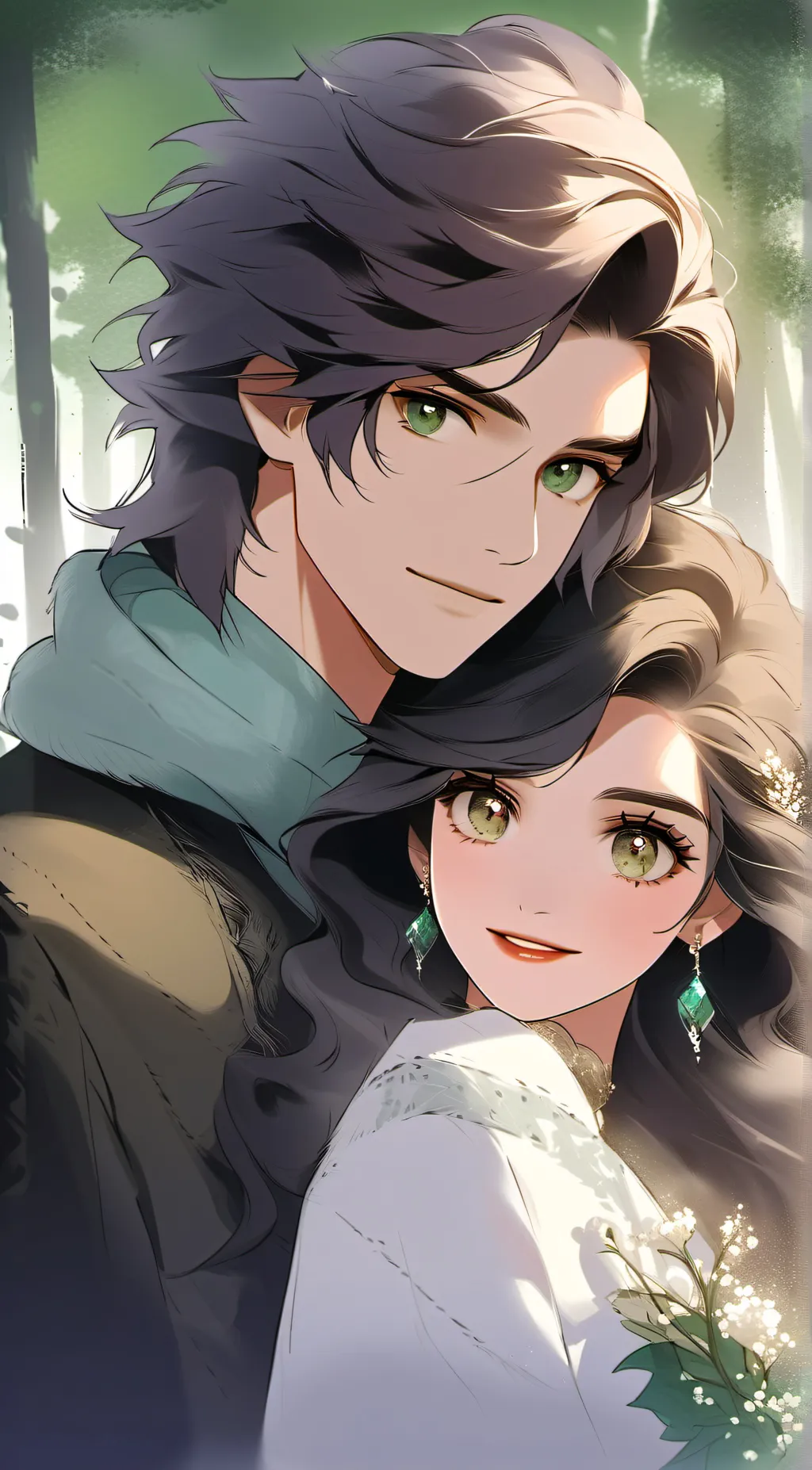 ai character: Harper & Noah background