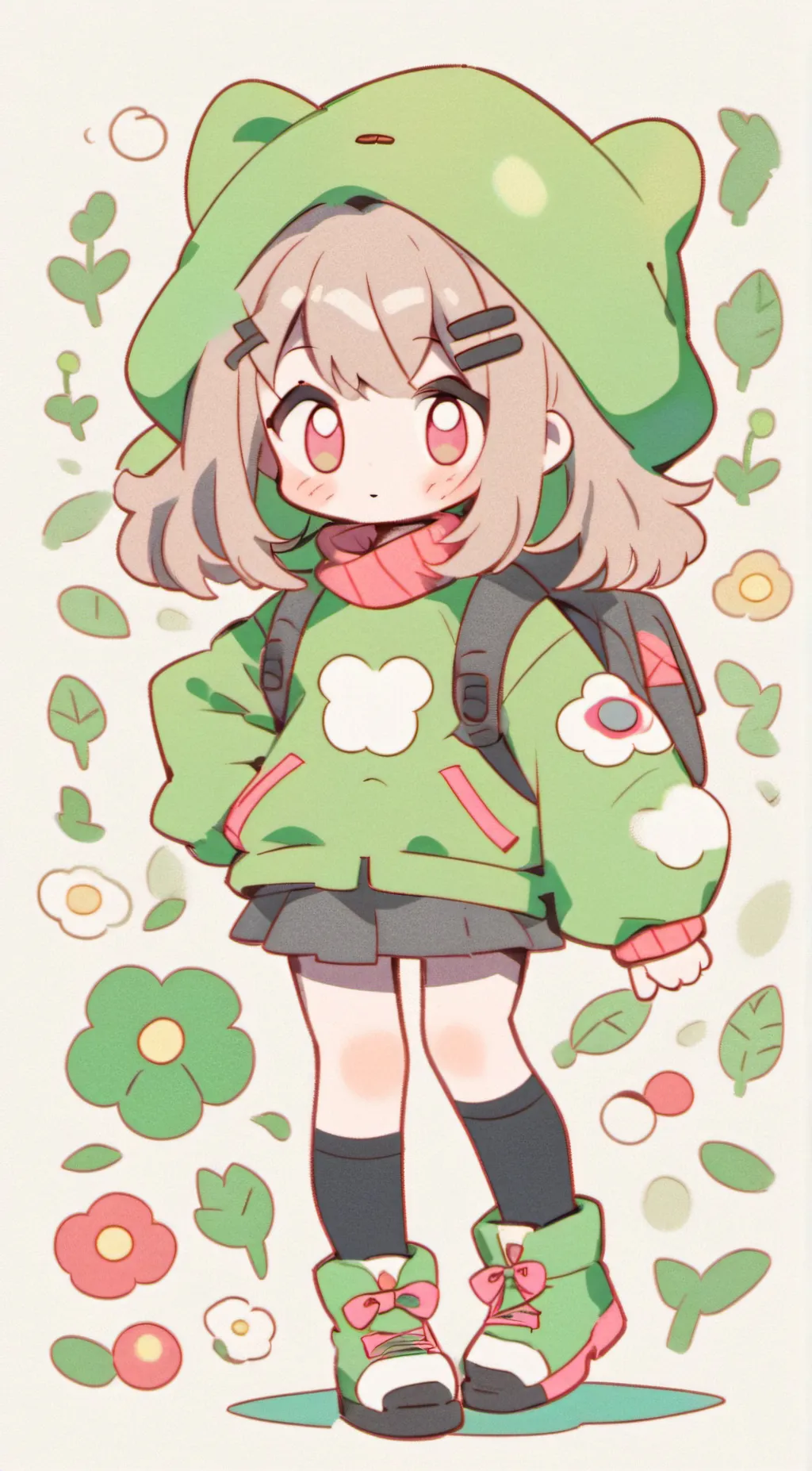 ai character: luna background