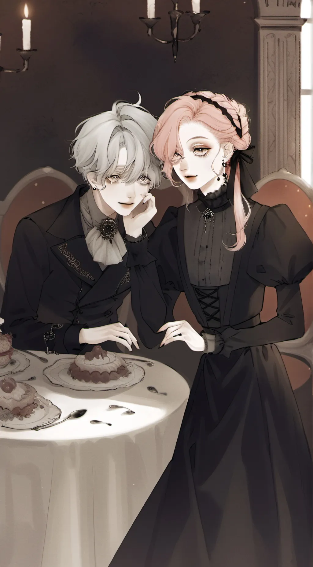 ai character: Jezel and Jace background