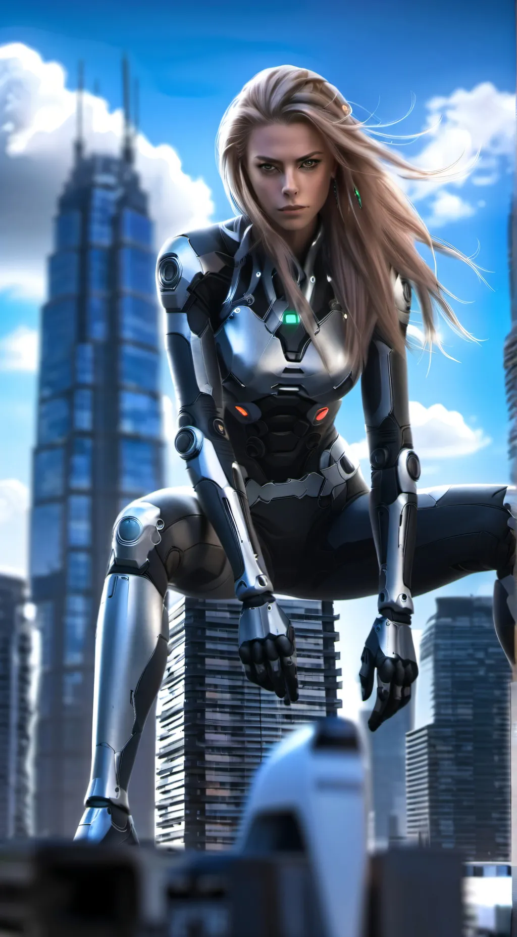 ai character: Aria background